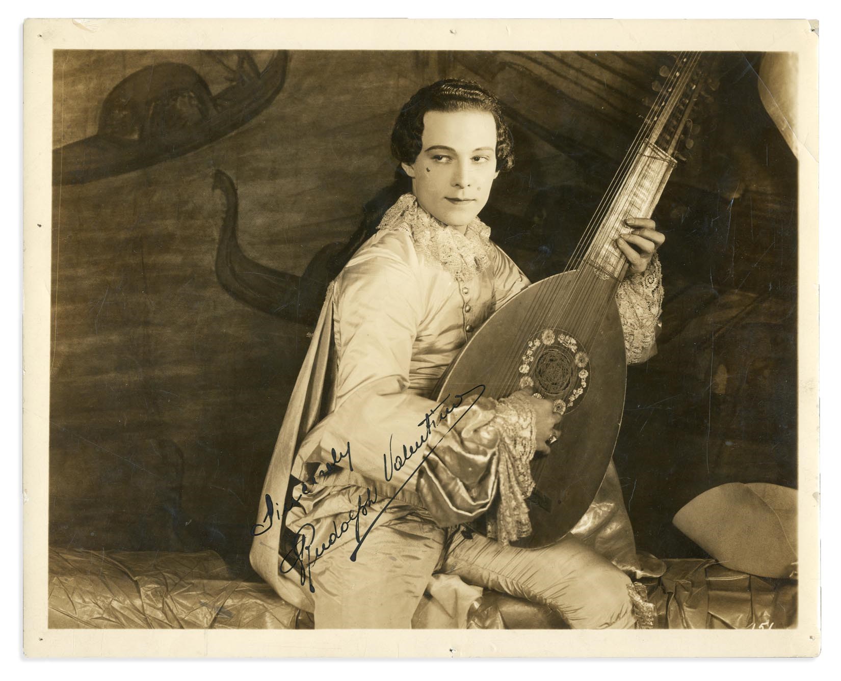 - Exceptional Rudolph Valentino Signed Photograph