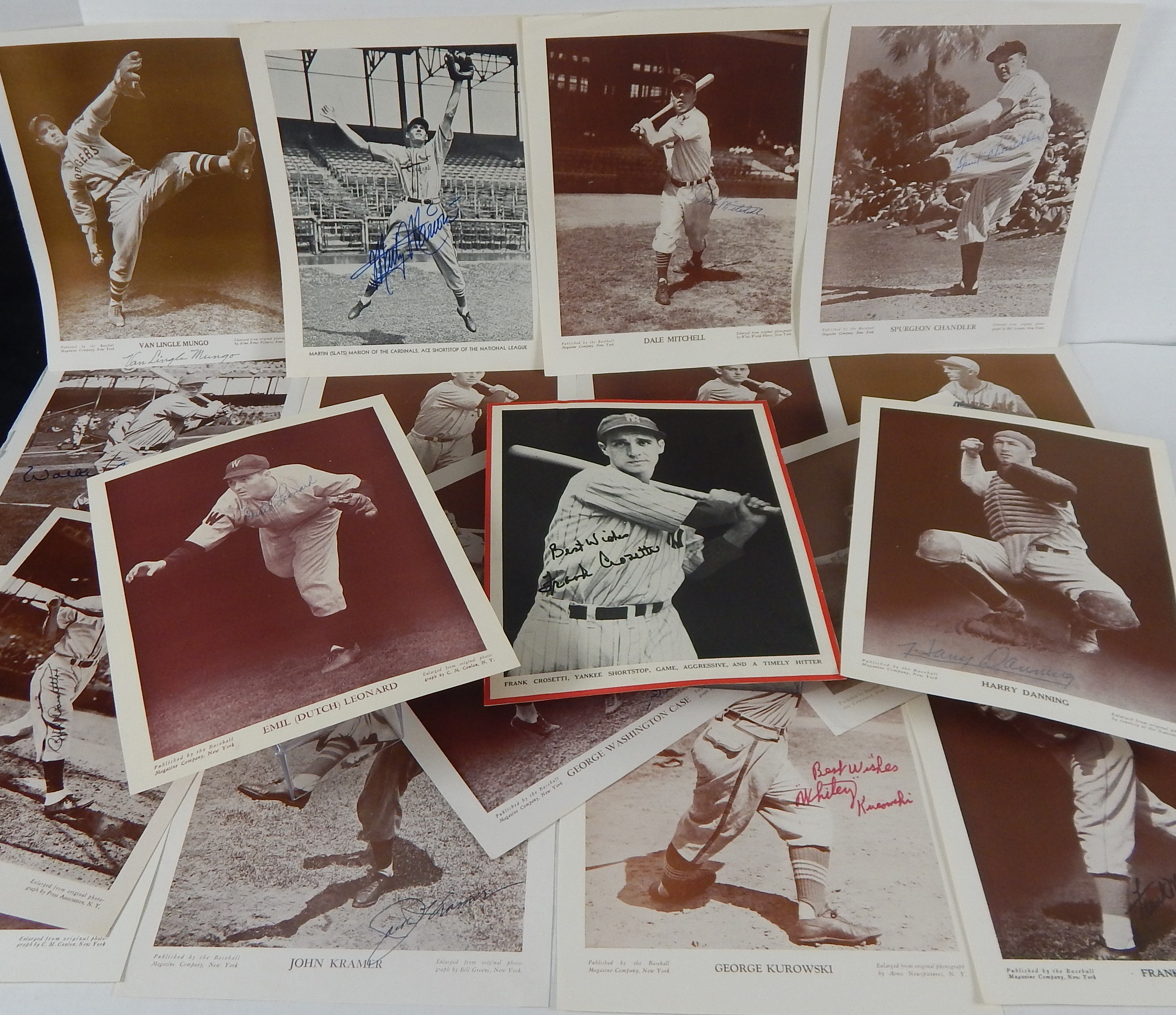 Baseball Autographs - 1930s - 1940s Baseball Signed Premiums