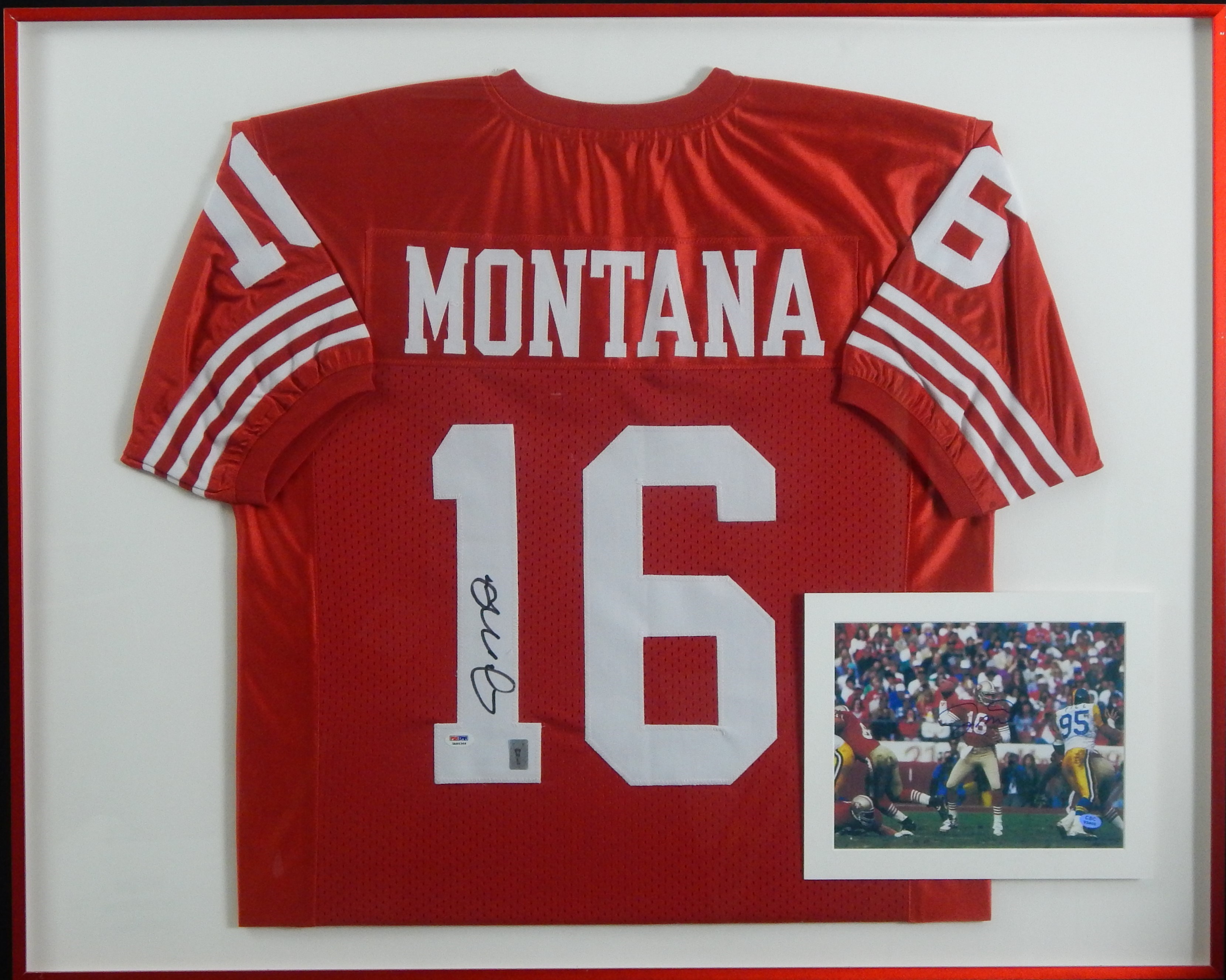 Autographs Football - Joe Montana Signed Replica Jersey PSA/DNA