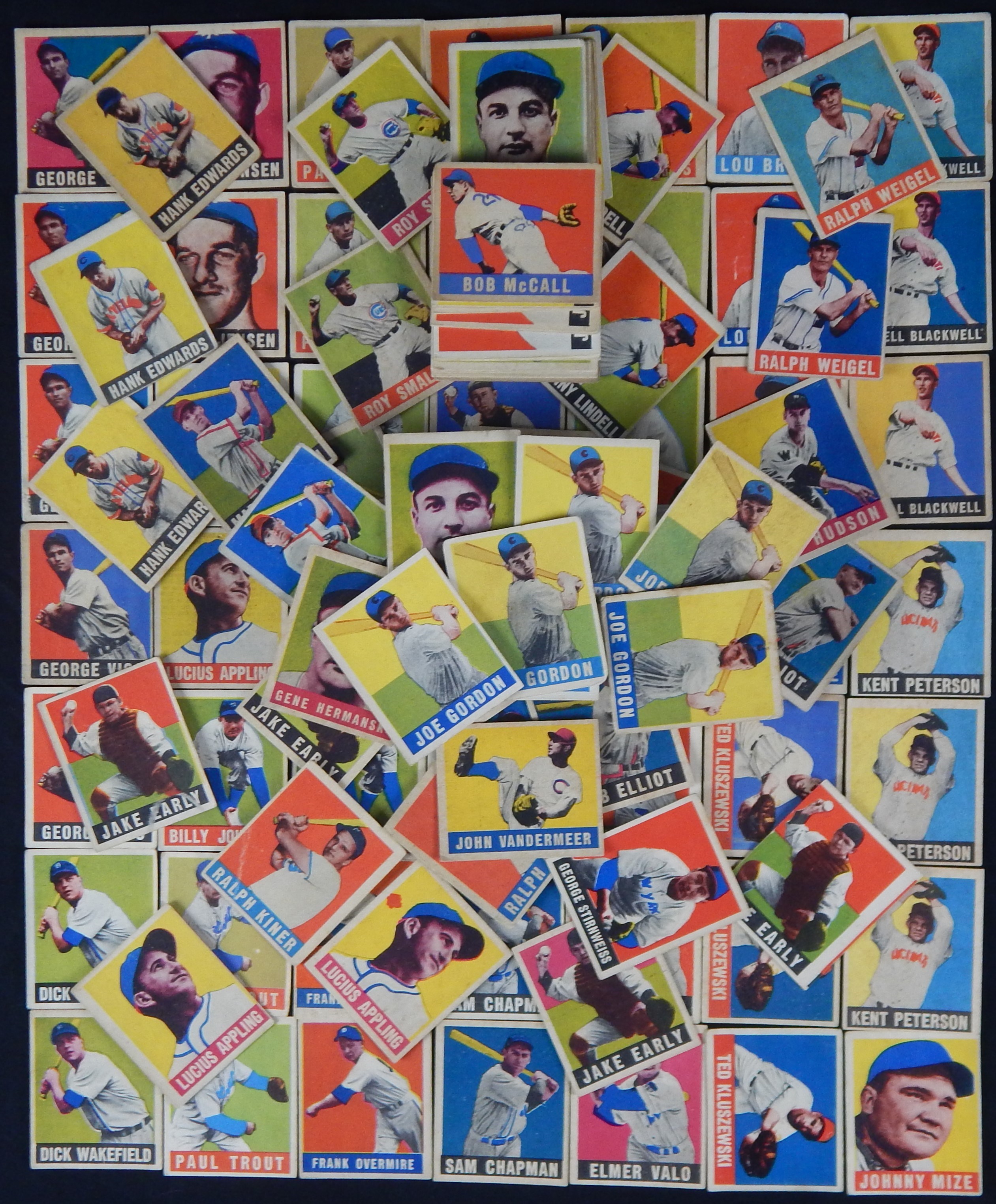 Best of the Best - Fabulous 1948 Leaf Baseball Card Lot with HOFers (110)