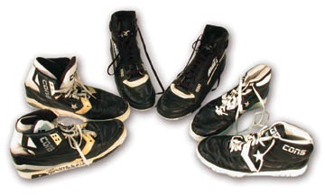 - 1980's Larry Bird, Robert Parish & Kevin McHale Game Worn Sneakers