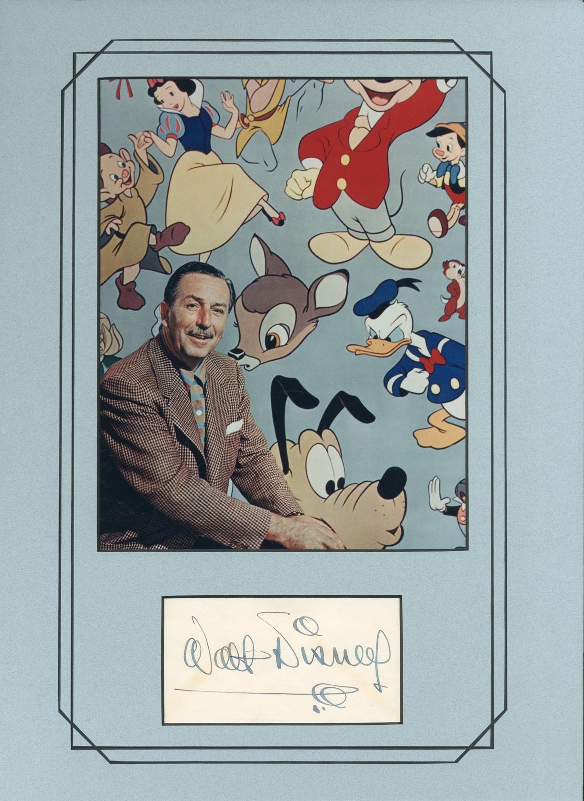 Rock And Pop Culture - 1930's Walt Disney Signature (PSA MINT 9)