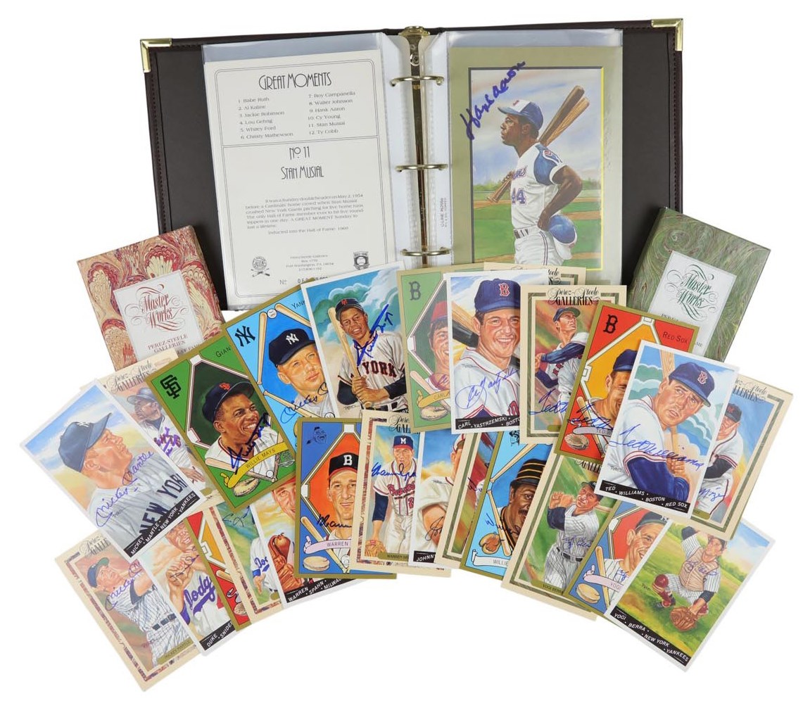 Kubina And The Mick - Perez-Steele Great Moments & Master Works Autograph Collection w/Five Mickey Mantle's (45)