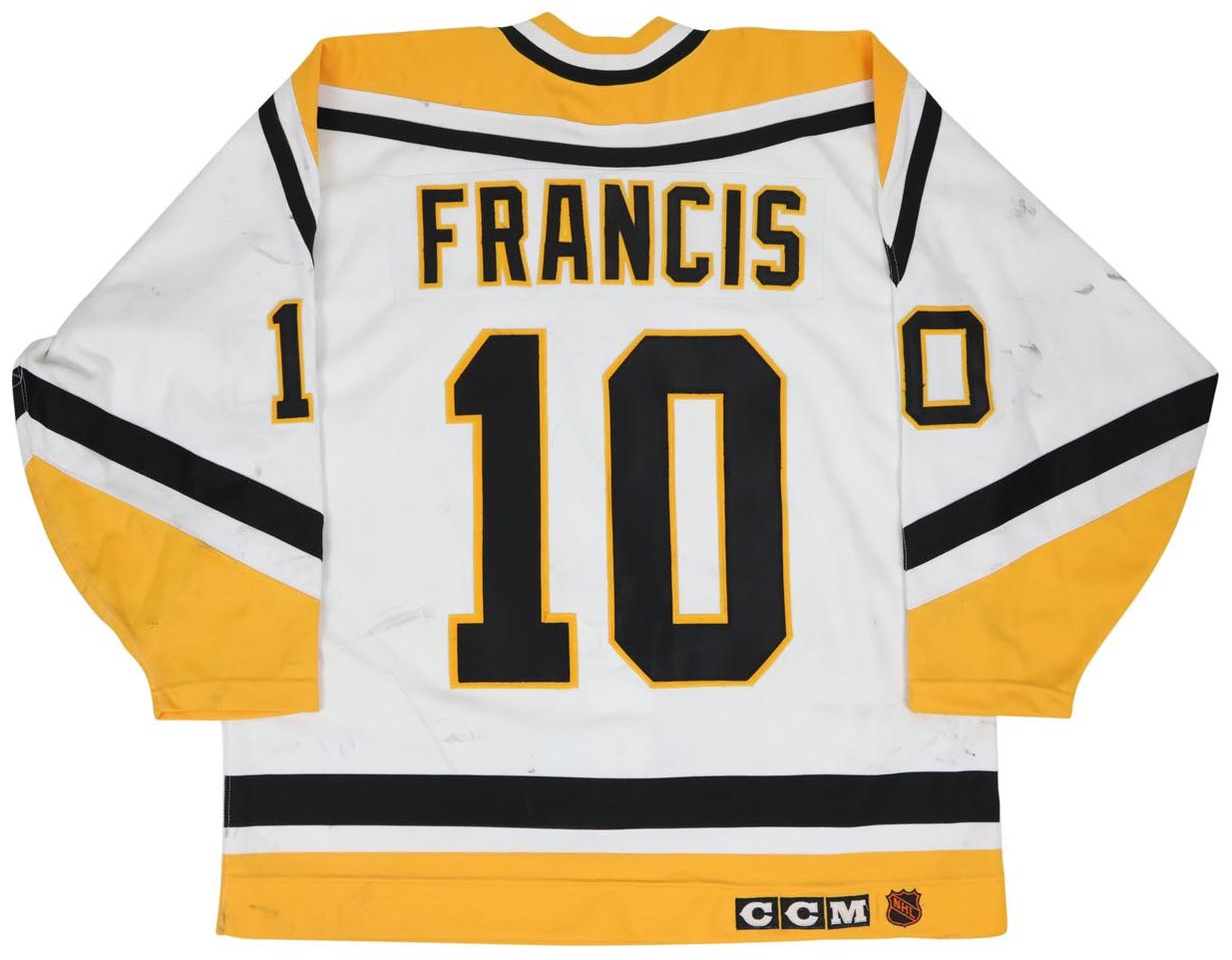 - Circa 1994-95 Ron Francis Pittsburgh Penguins Game Worn Jersey