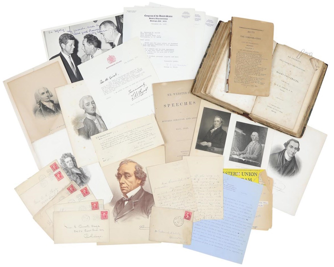 Massive 19th Century to 1970s Historical Figures Autograph & Documents Archive (475+)