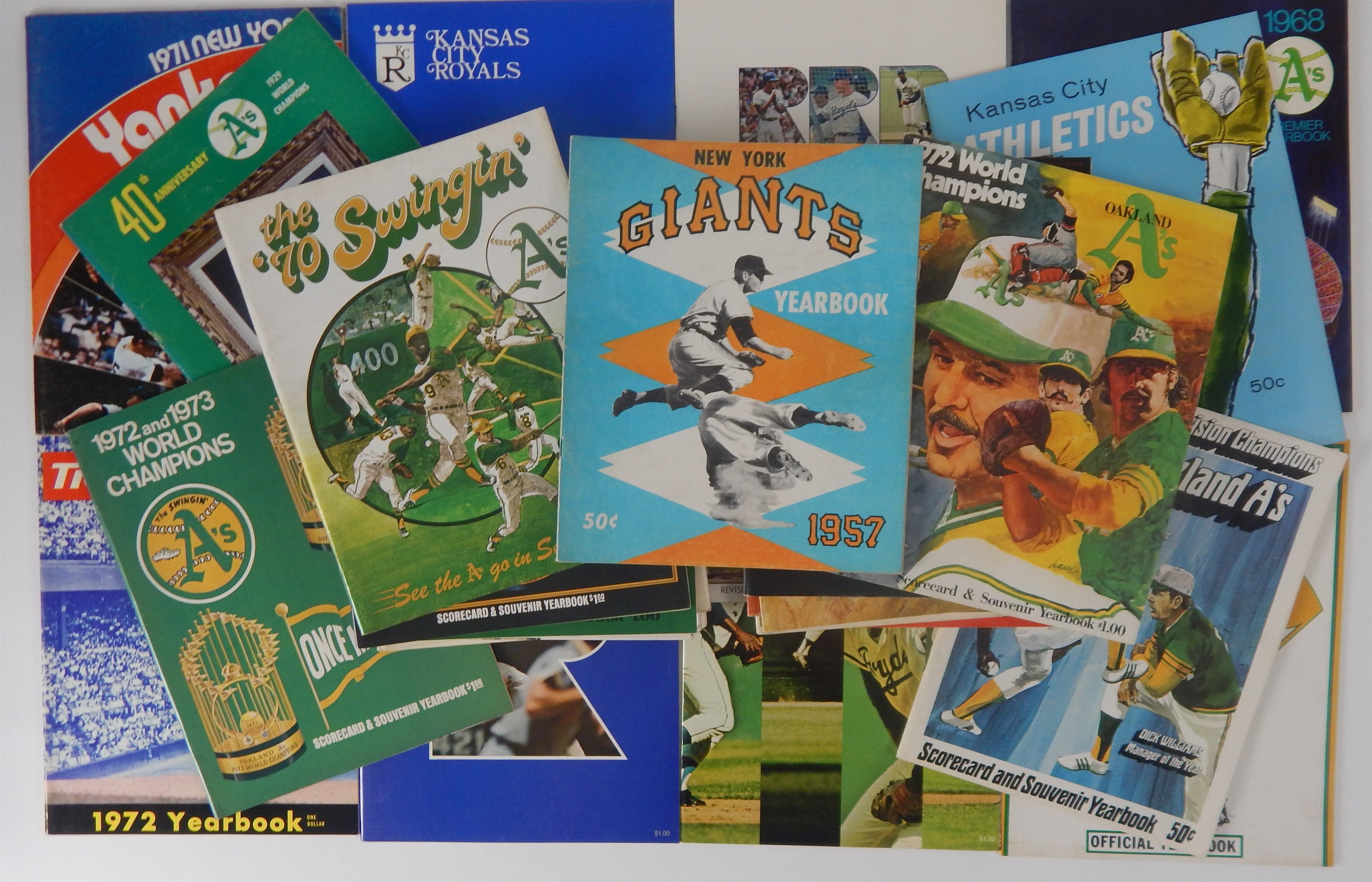 Baseball Publications - 1957-1991 Baseball Yearbook Collection (35)