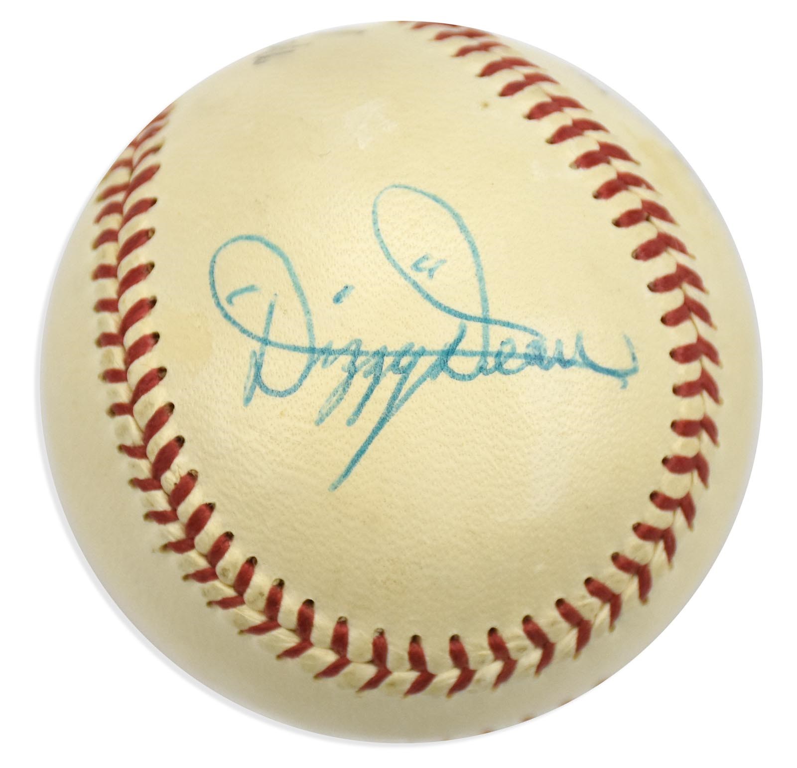 High Grade Dizzy Dean Single Signed Baseball (PSA NM-MT 8)