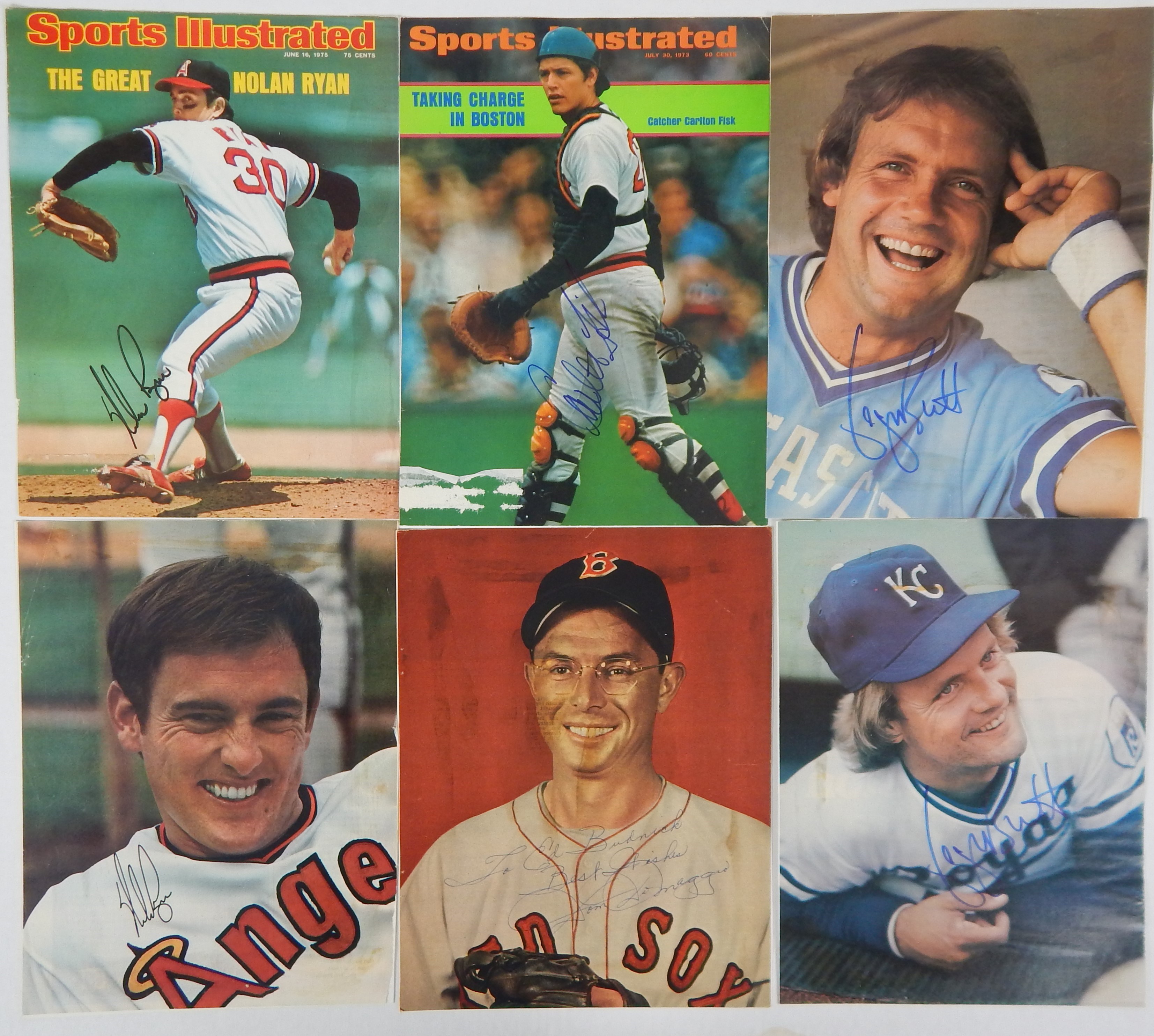 - 1970s-80s Sport & Sports Illustrated Vintage Signed Magazine Covers & Photos w.Multiple Brett & Ryan (16)