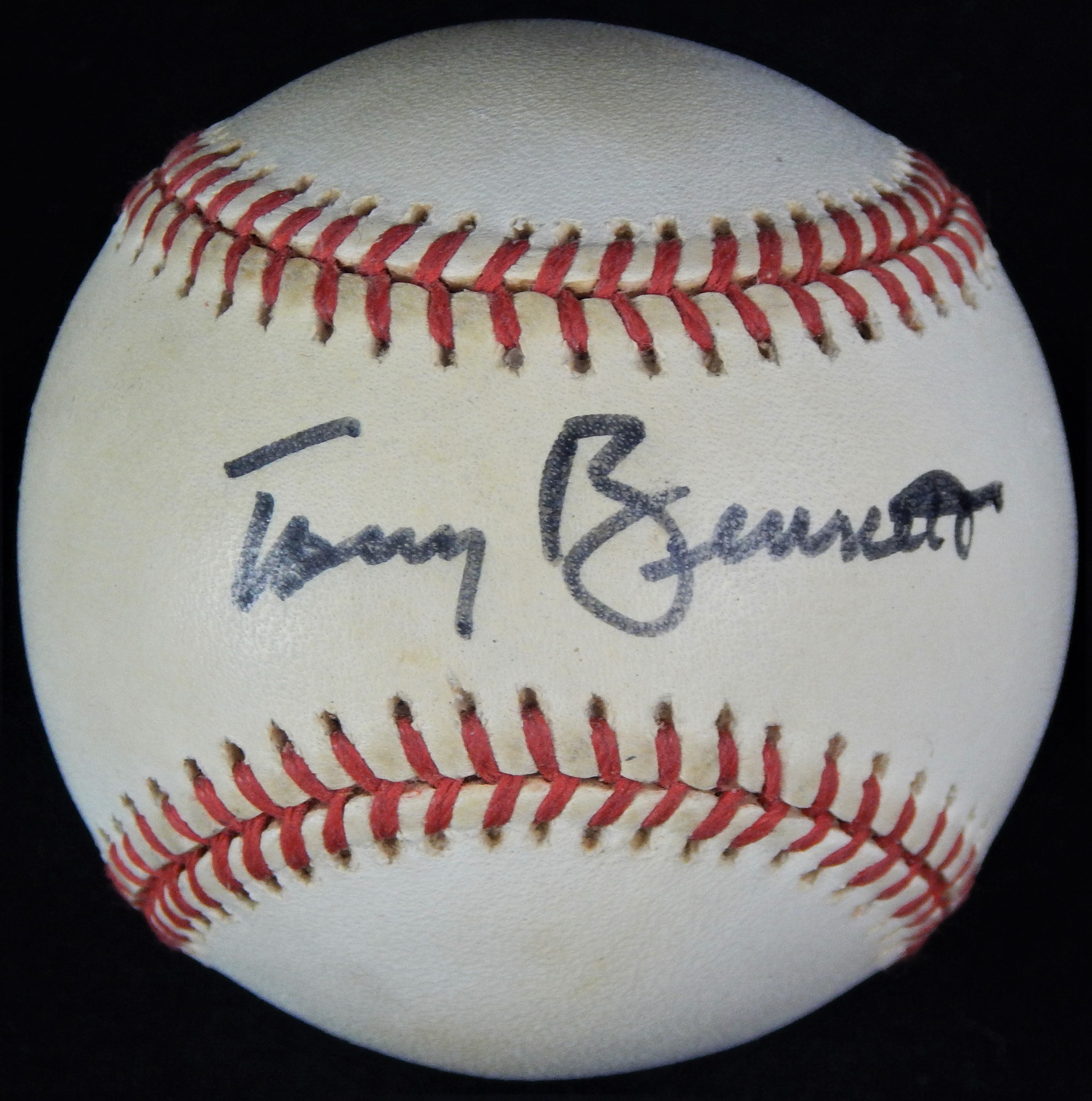 Pop Culture Autographs - Tony Bennett Single Signed Baseball