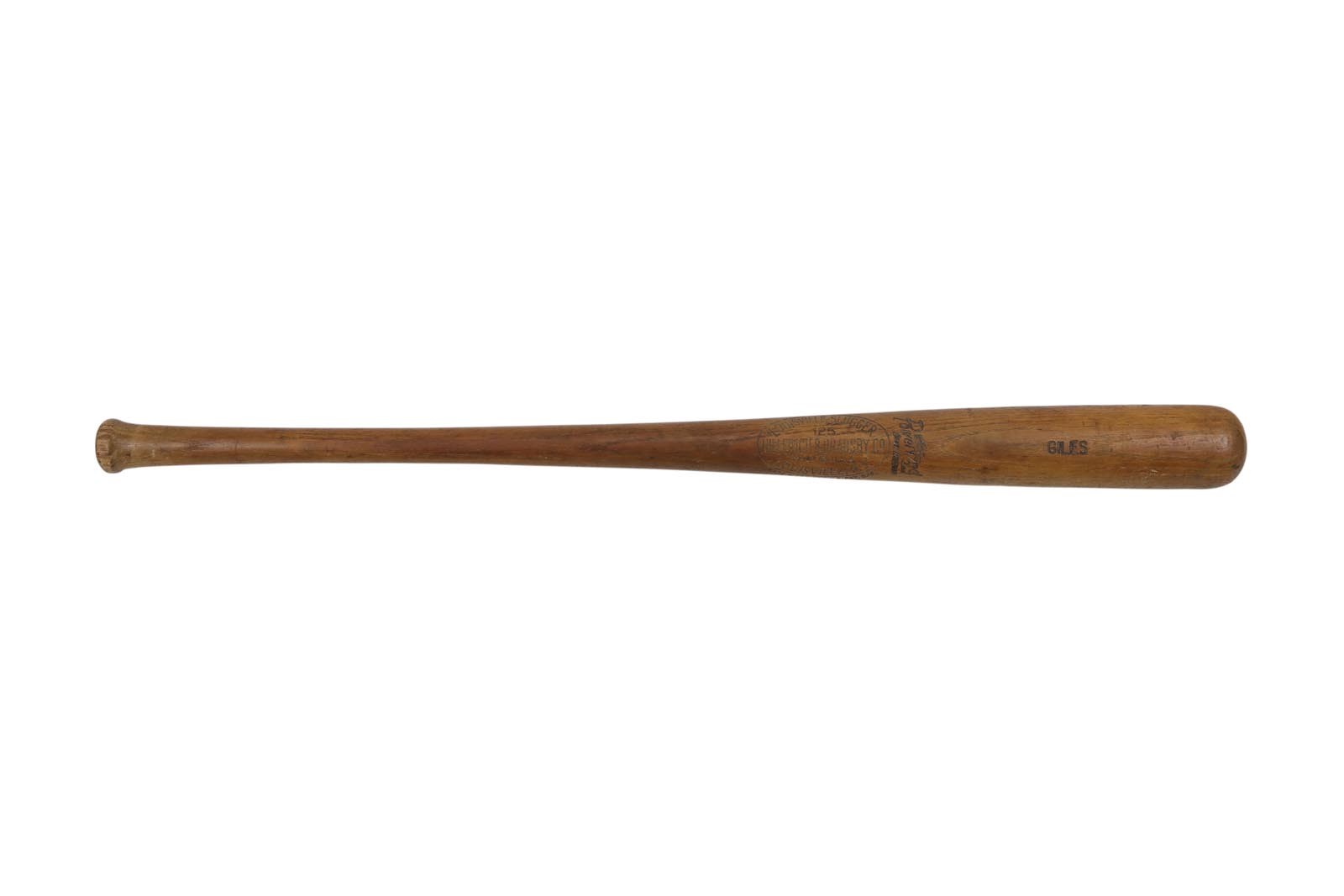Negro League, Latin, Japanese & International Base - 1932 Vic Harris & George Giles Game Used Side-Written Bat (PSA)