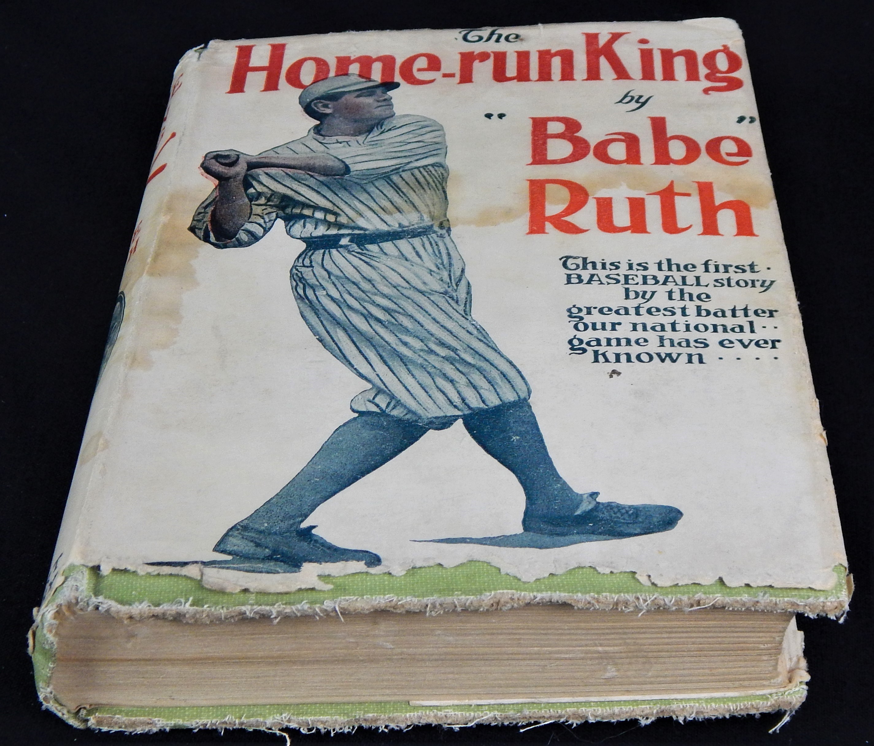 - 1920 The Home Run King by Babe Ruth with Original Dust Jacket