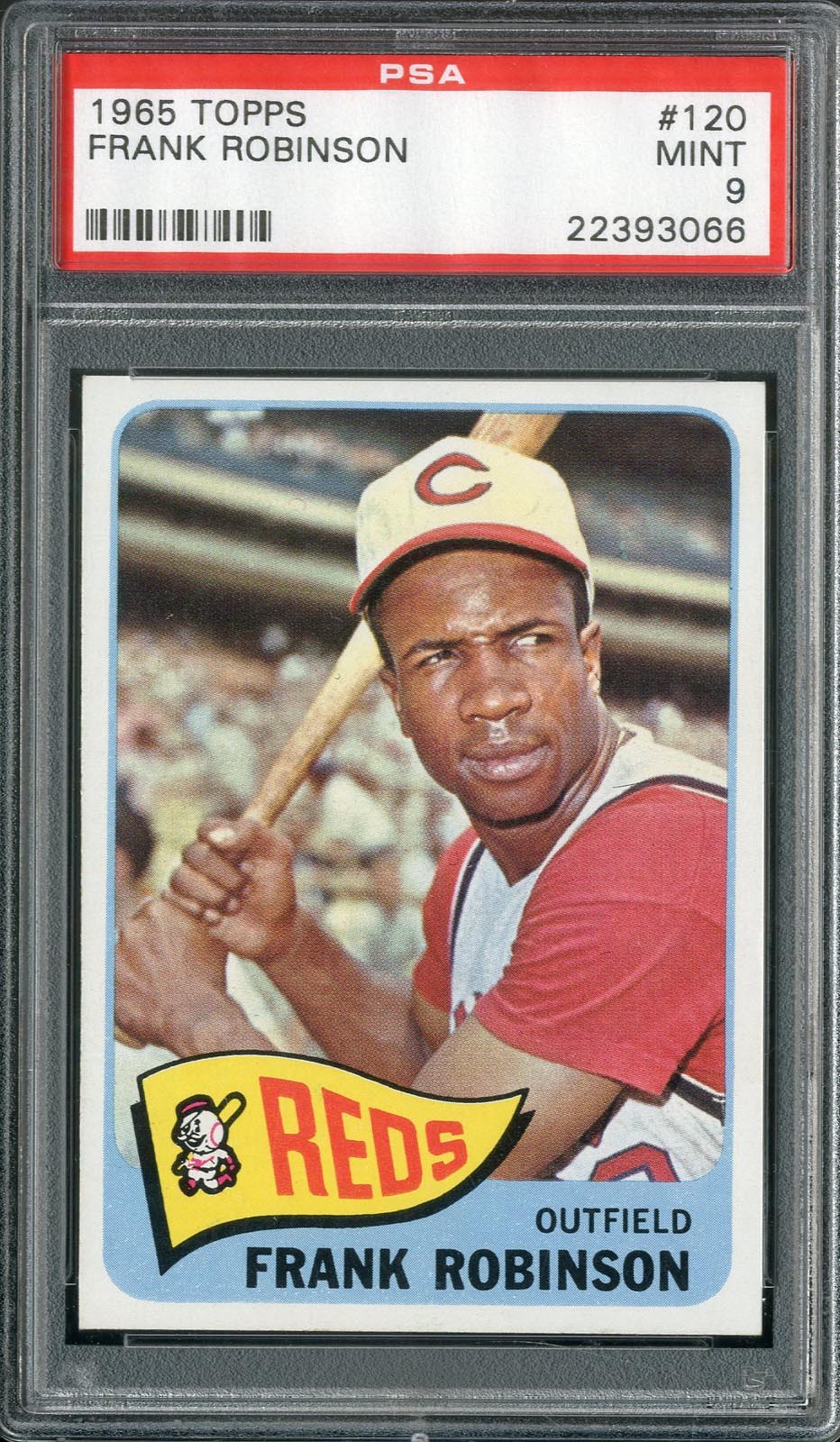 Baseball and Trading Cards - 1965 Topps #120 Frank Robinson PSA MINT 9
