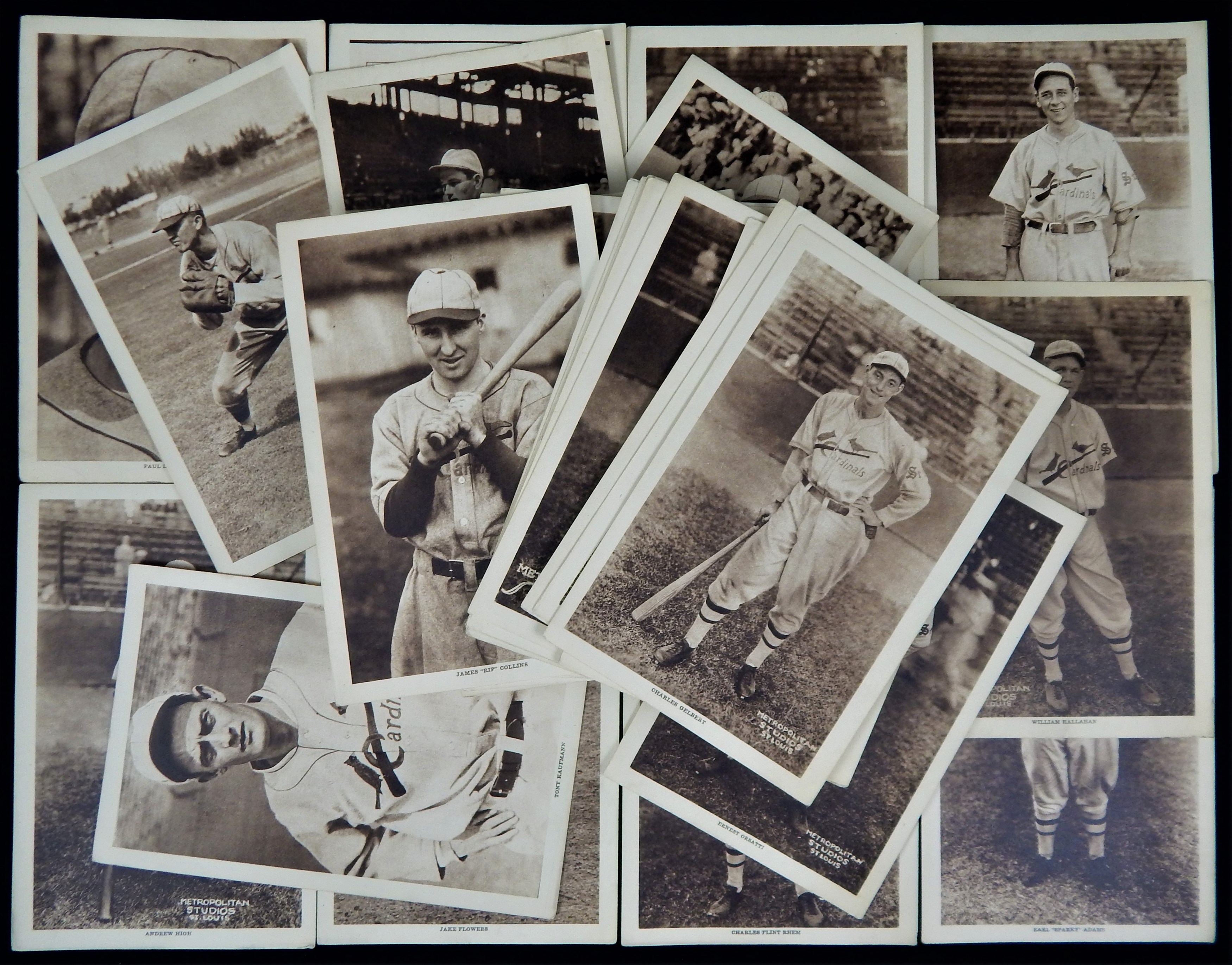 Baseball and Trading Cards - 1931 W754 St. Louis Cardinals Metropolitan Studios Photo Set Complete (30)