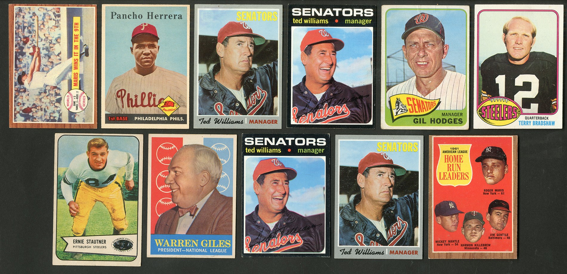 - 1950-70s Topps and More Baseball & Football Collection with Hall of Famers (500+)
