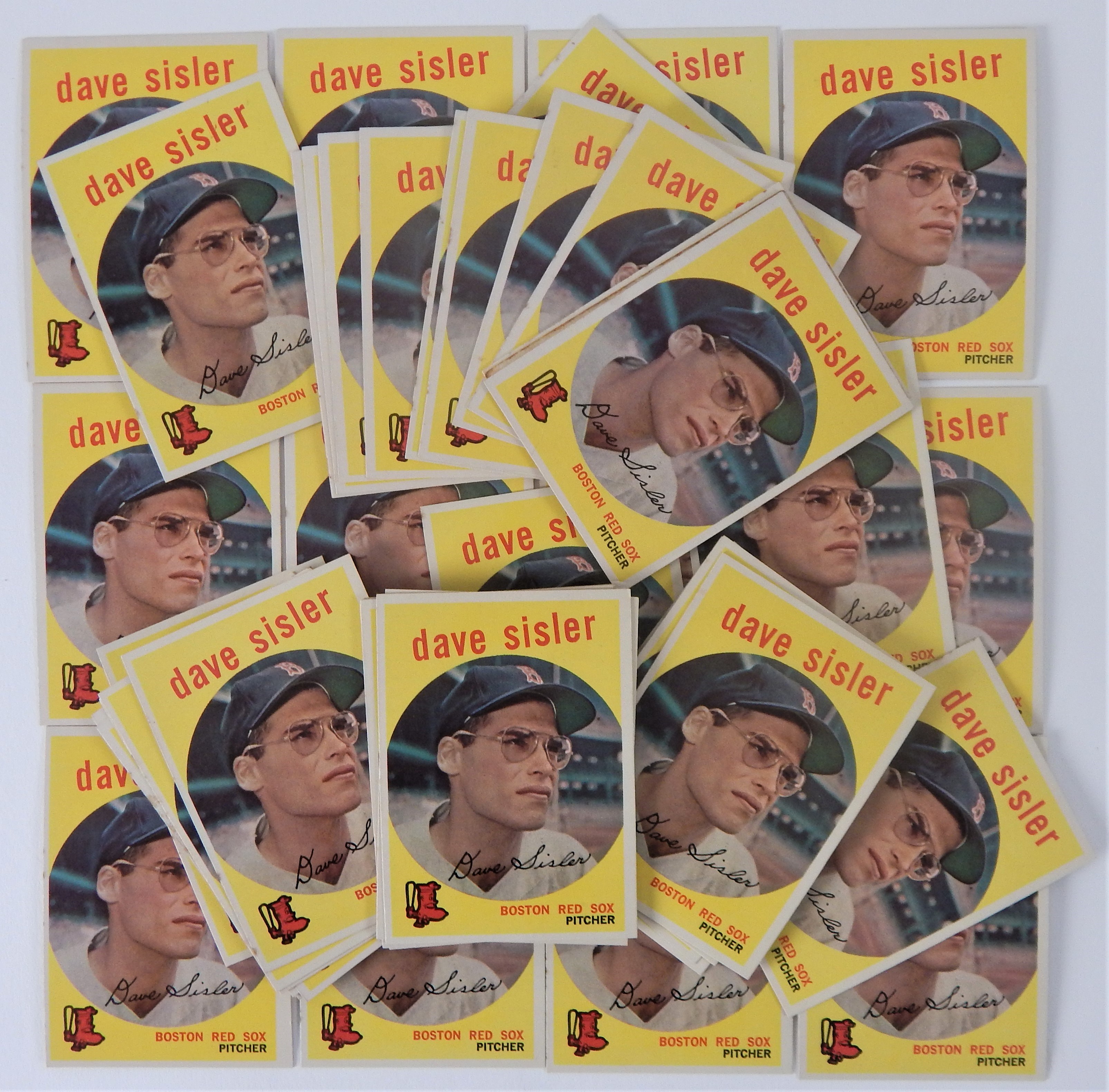 Baseball and Trading Cards - 1959 Topps #384 Dave Sisler Lot of 55