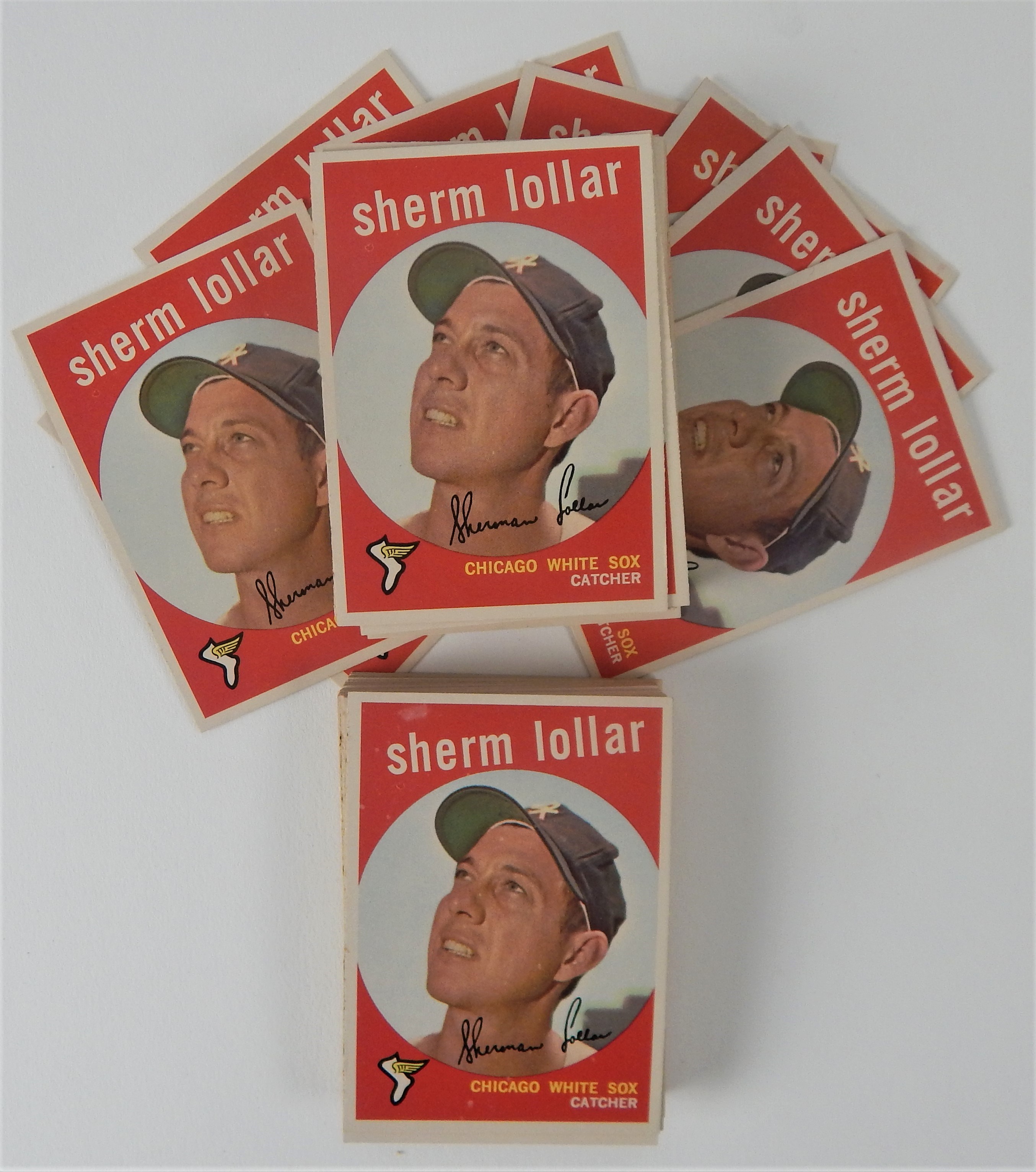 Baseball and Trading Cards - 1959 Topps #385 Sherm Lollar Lot of 60
