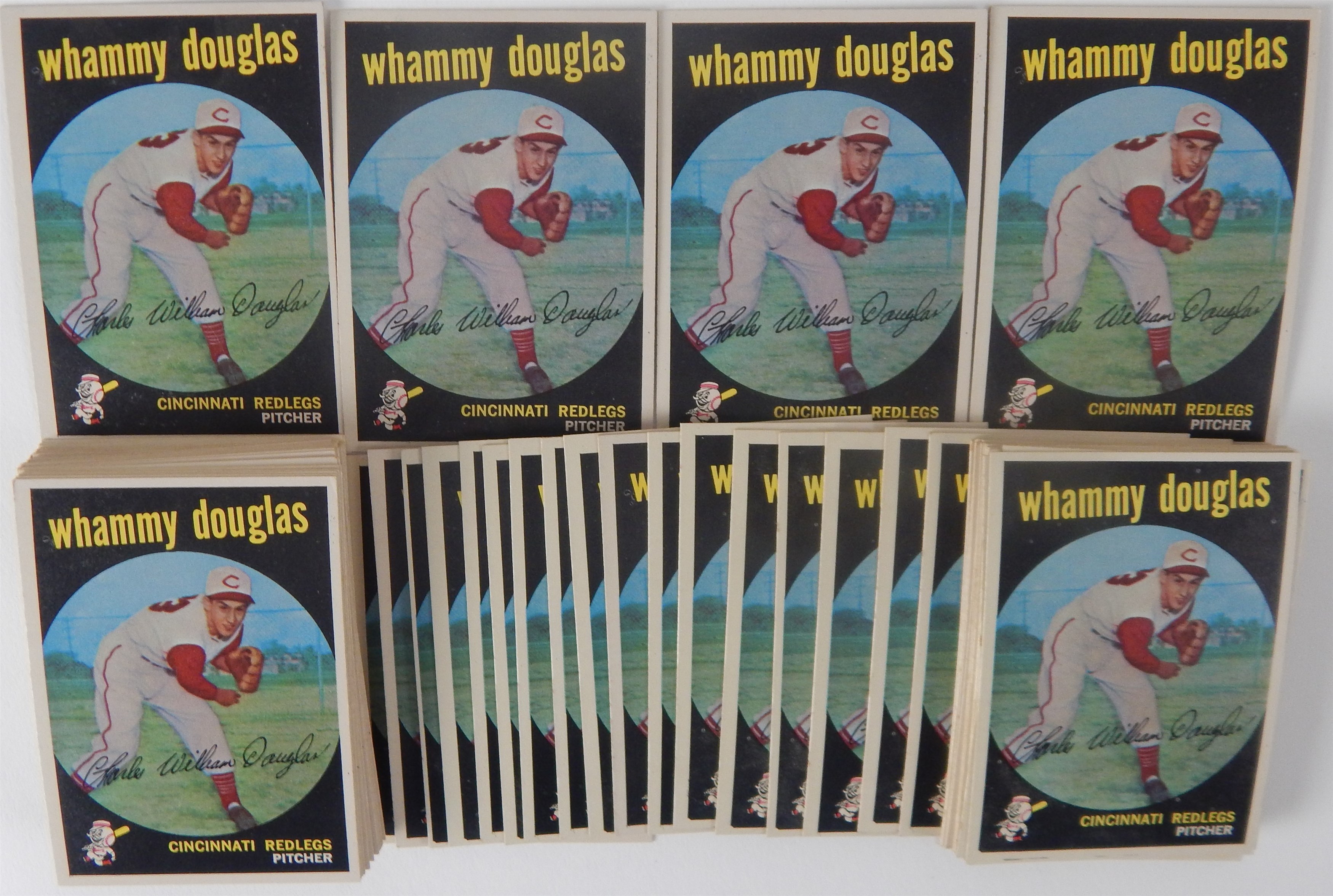 Baseball and Trading Cards - 1959 Topps #431 Whammy Douglas Lot of 75