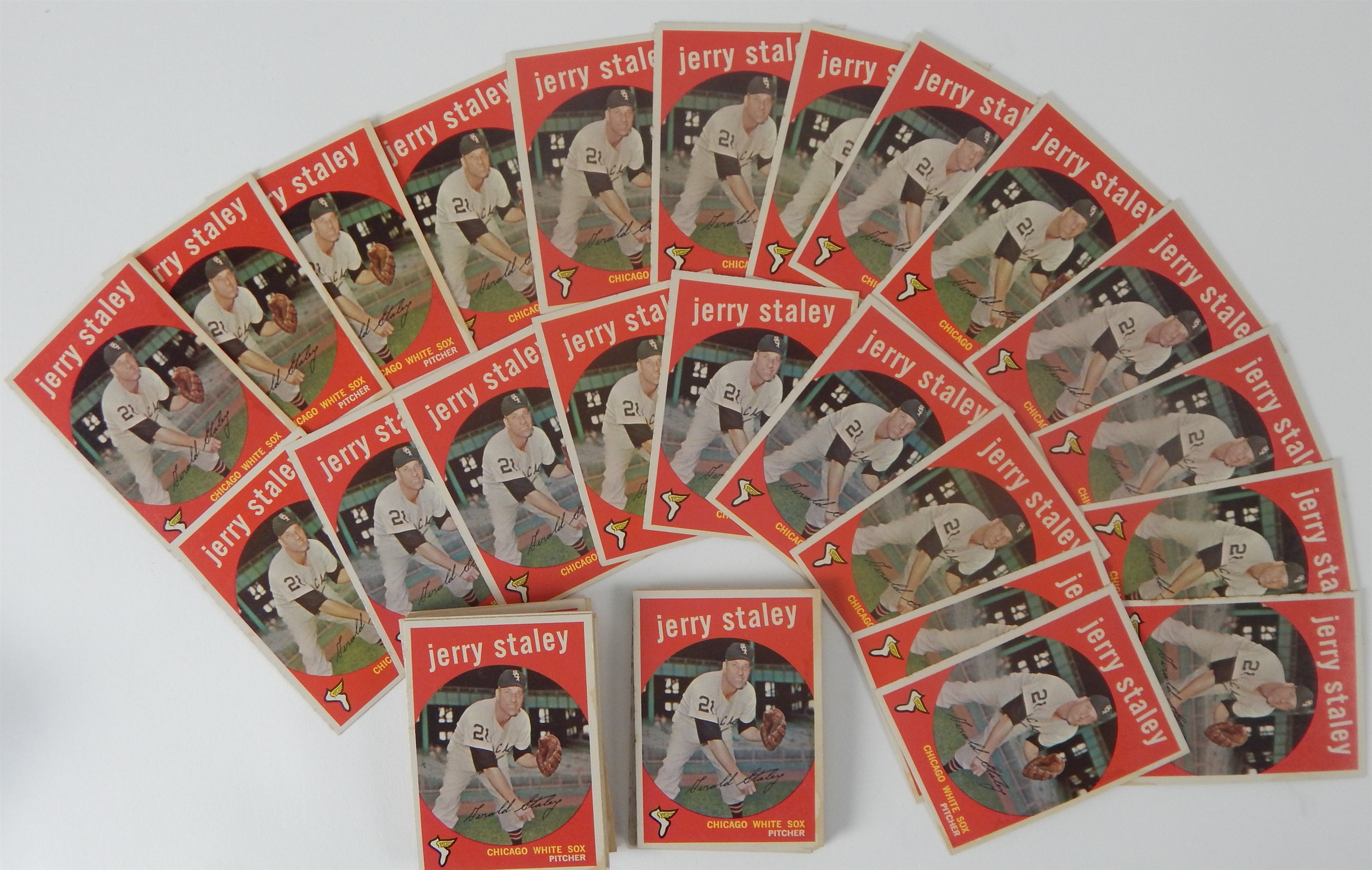 Baseball and Trading Cards - 1959 Topps # 426 Jerry Staley Lot of 63