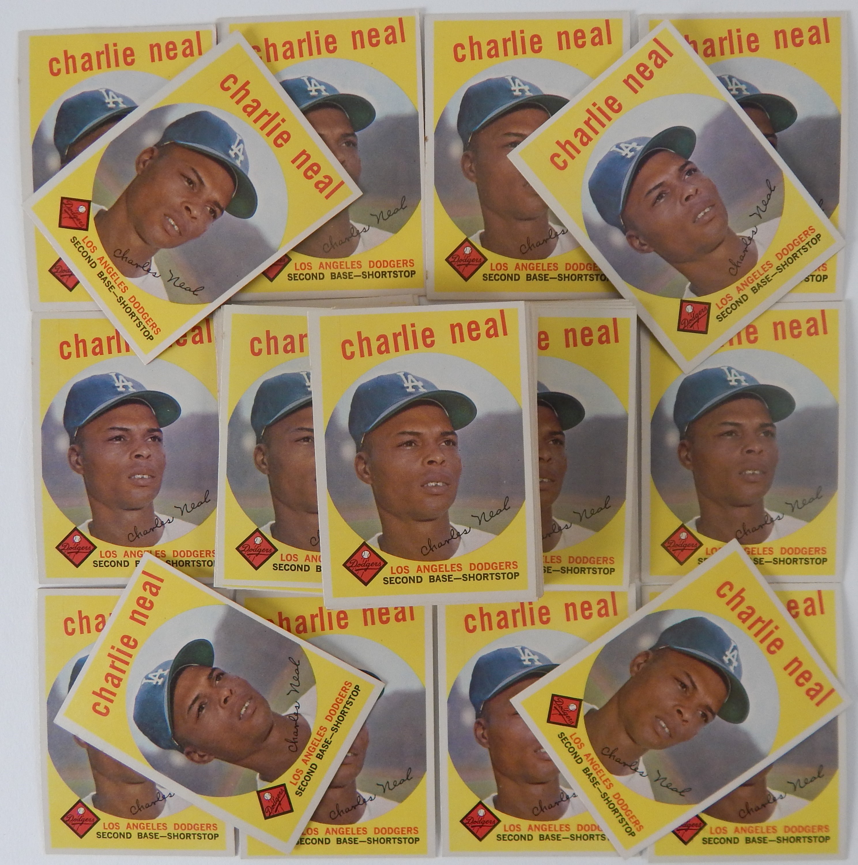 - 1959 Topps #427 Charlie Neal Lot of 75