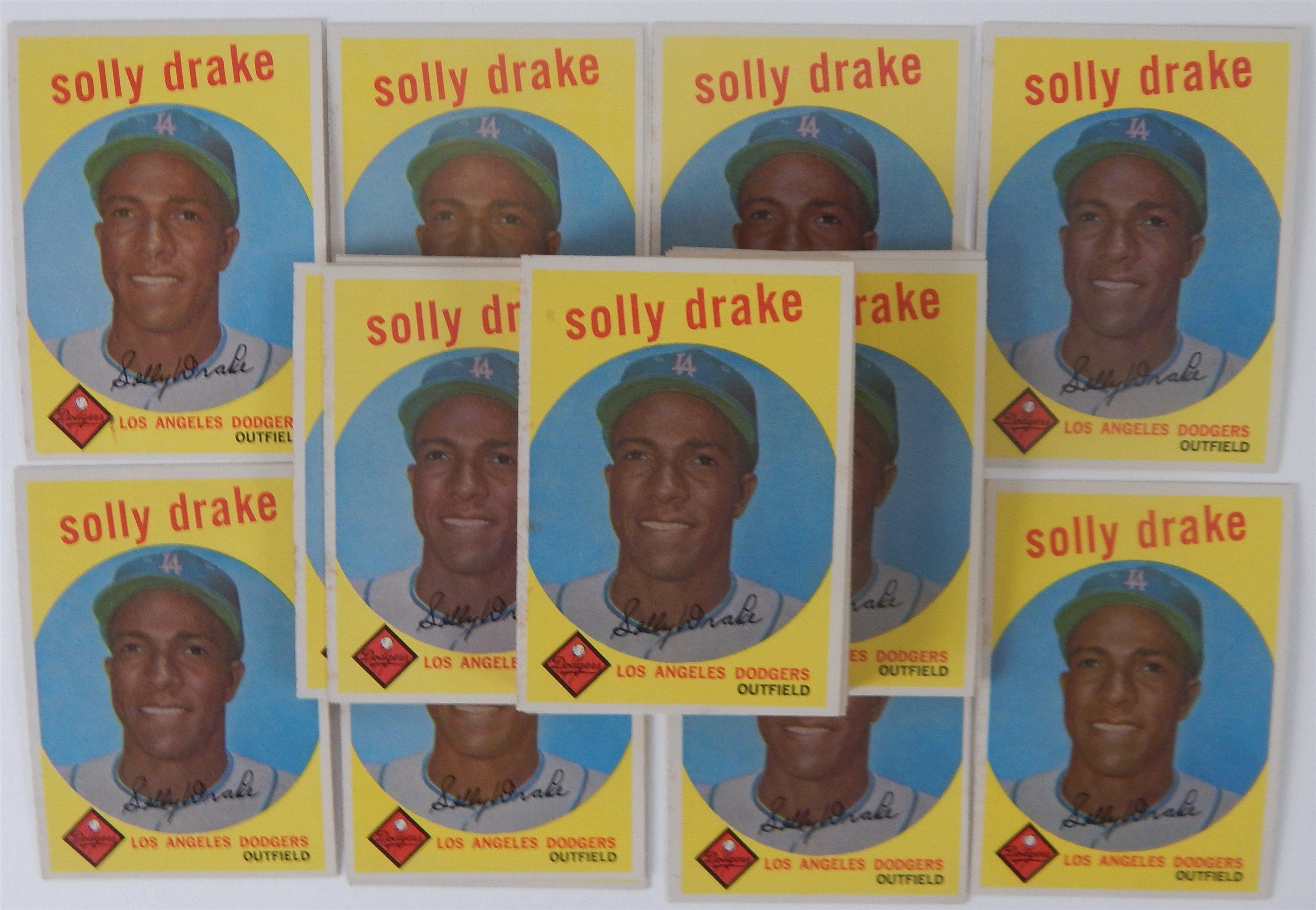 - 1959 Topps #406 Solly Drake Lot of 60