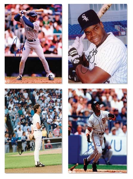 Sports Autographs - Future Hall of Famers and Superstars Signed Photograph Collection (41)