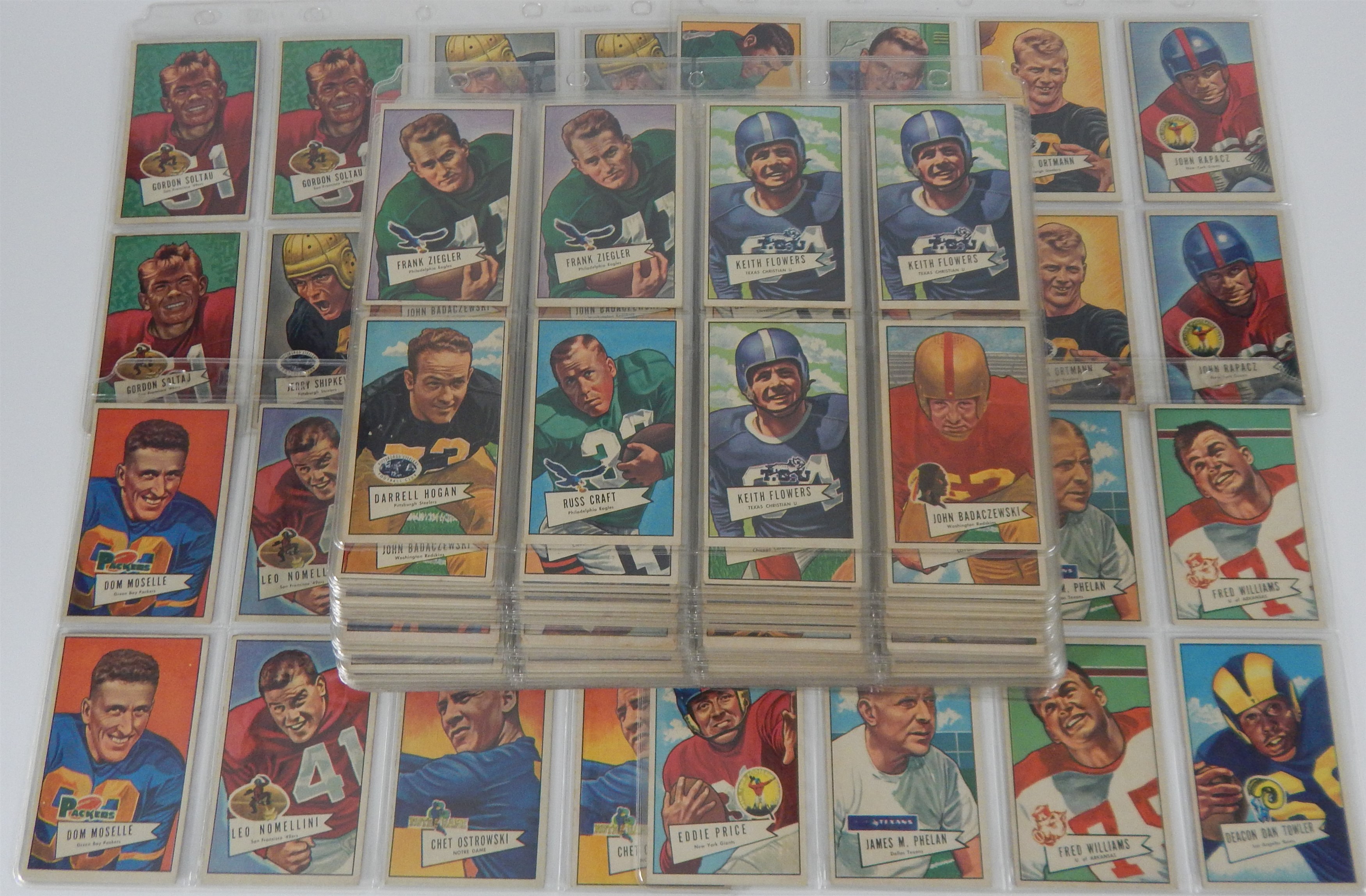 1952 Bowman Large Football Card Collection (289)