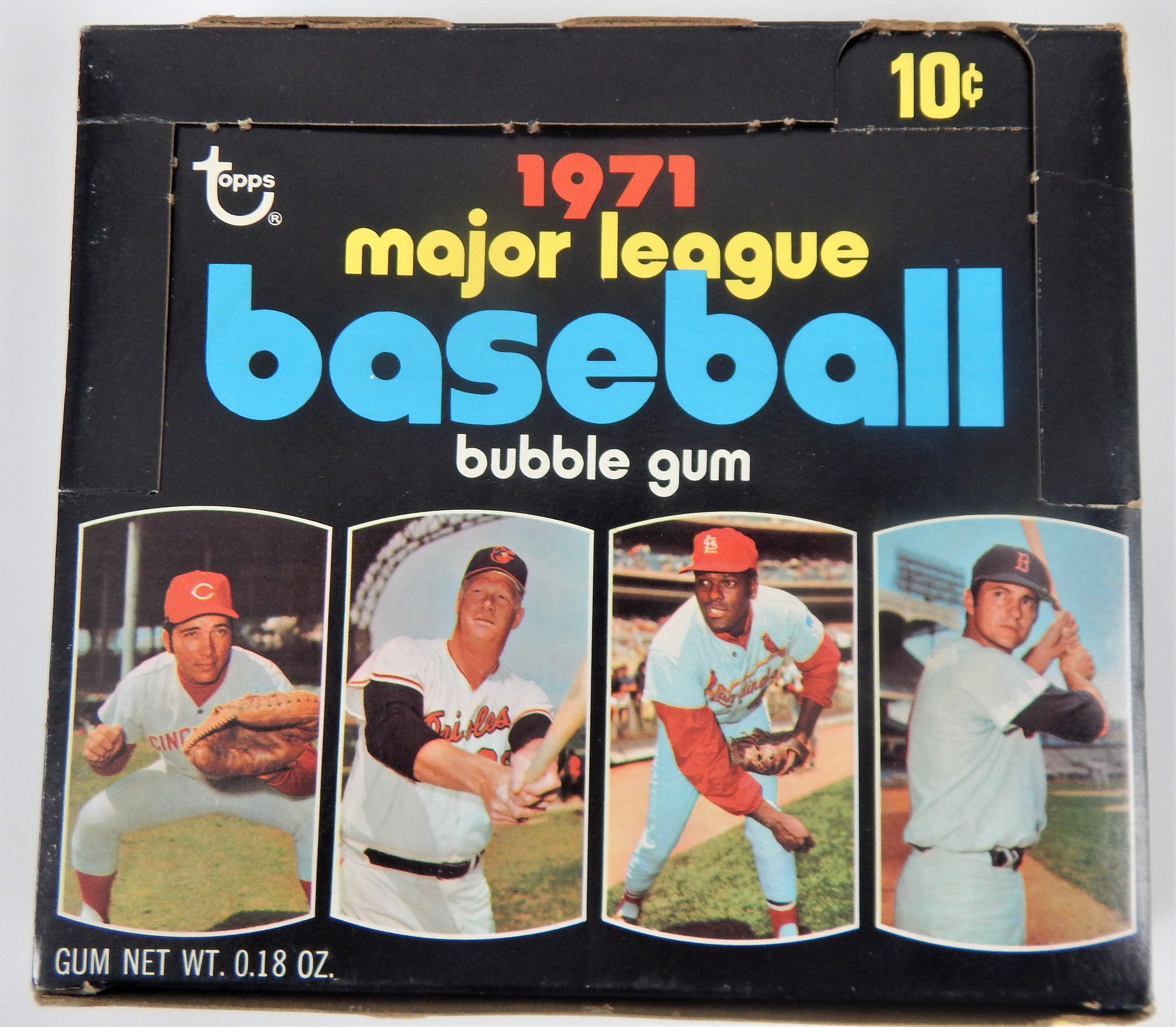 Baseball and Trading Cards - 1971 Topps Baseball 1st Series Display Box