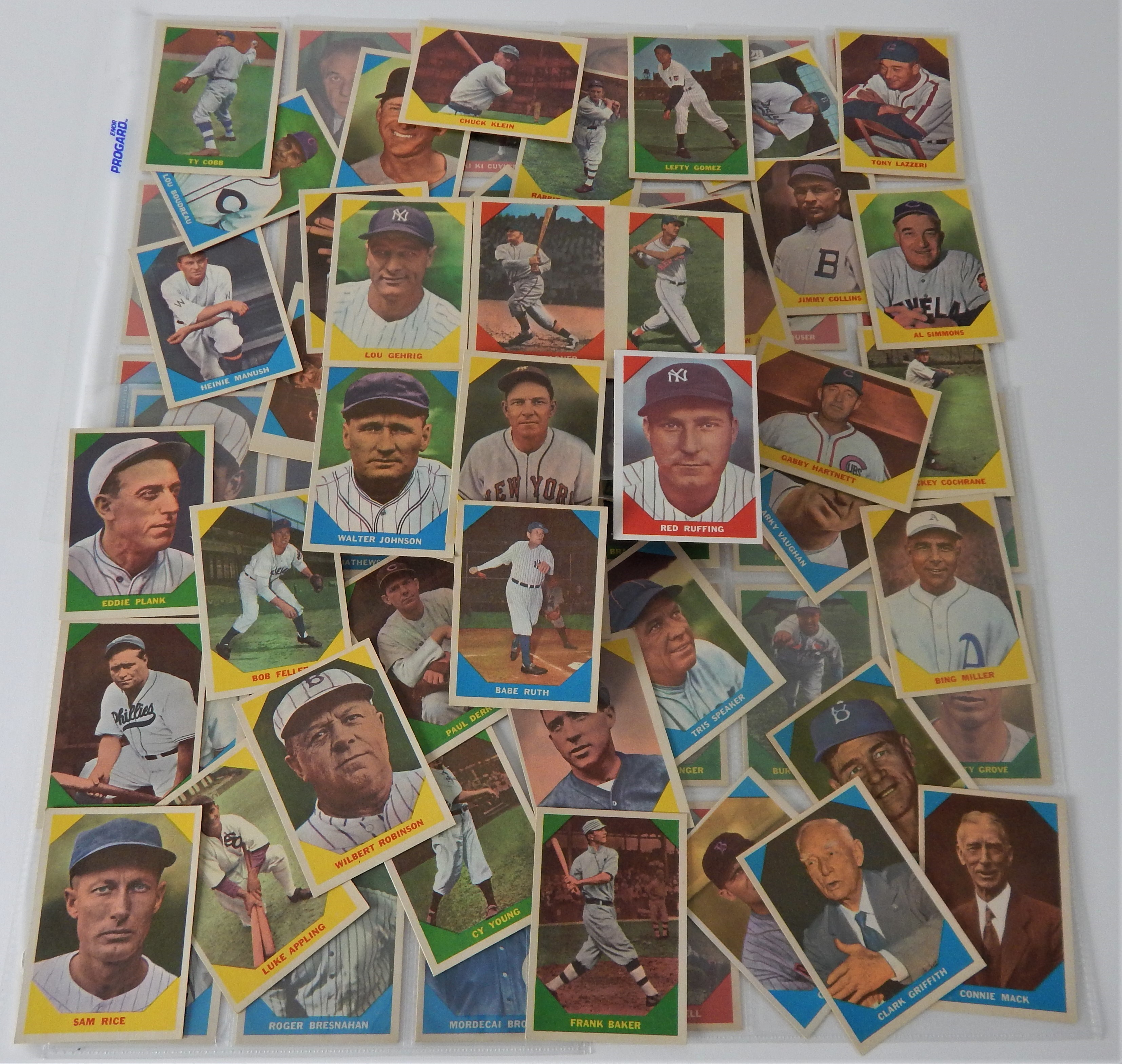 Baseball and Trading Cards - 1960 Fleer Baseball Greats Complete Set of 79