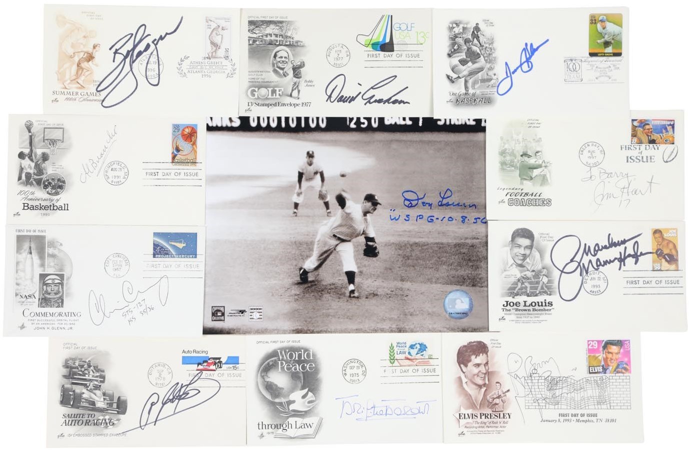 Sport Legends & Entertainment Icons Signed Cachet Collection (300+)