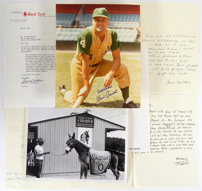 Baseball Autographs - Gino Cimoli "Letters of Appreciation" Lot (24)