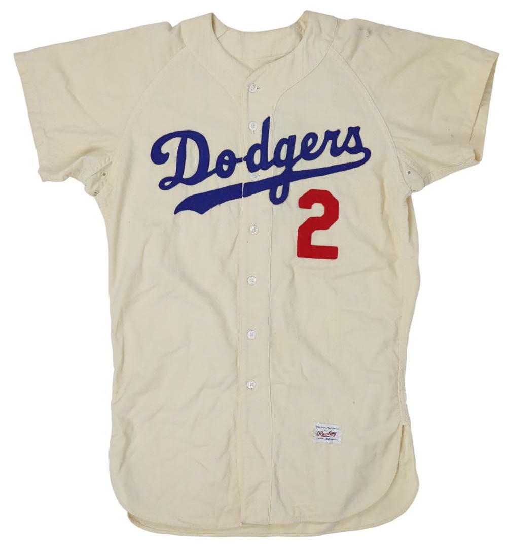 Lot Detail - 1966 Don Drysdale Game Used Los Angeles Dodgers Road Jersey  (SGC EX/VG)