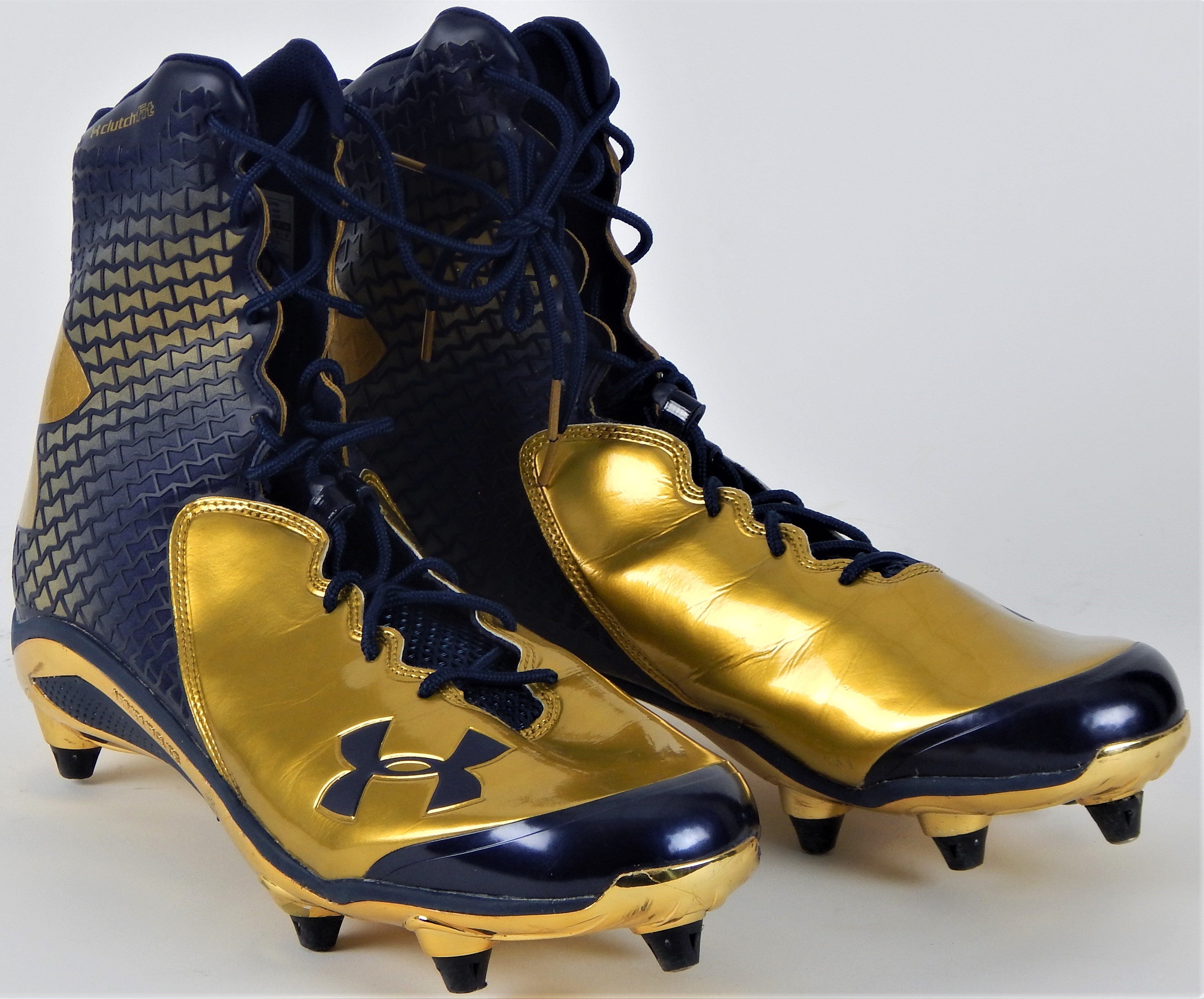 Game Used Jonathan Bonner Notre Dame Cleats