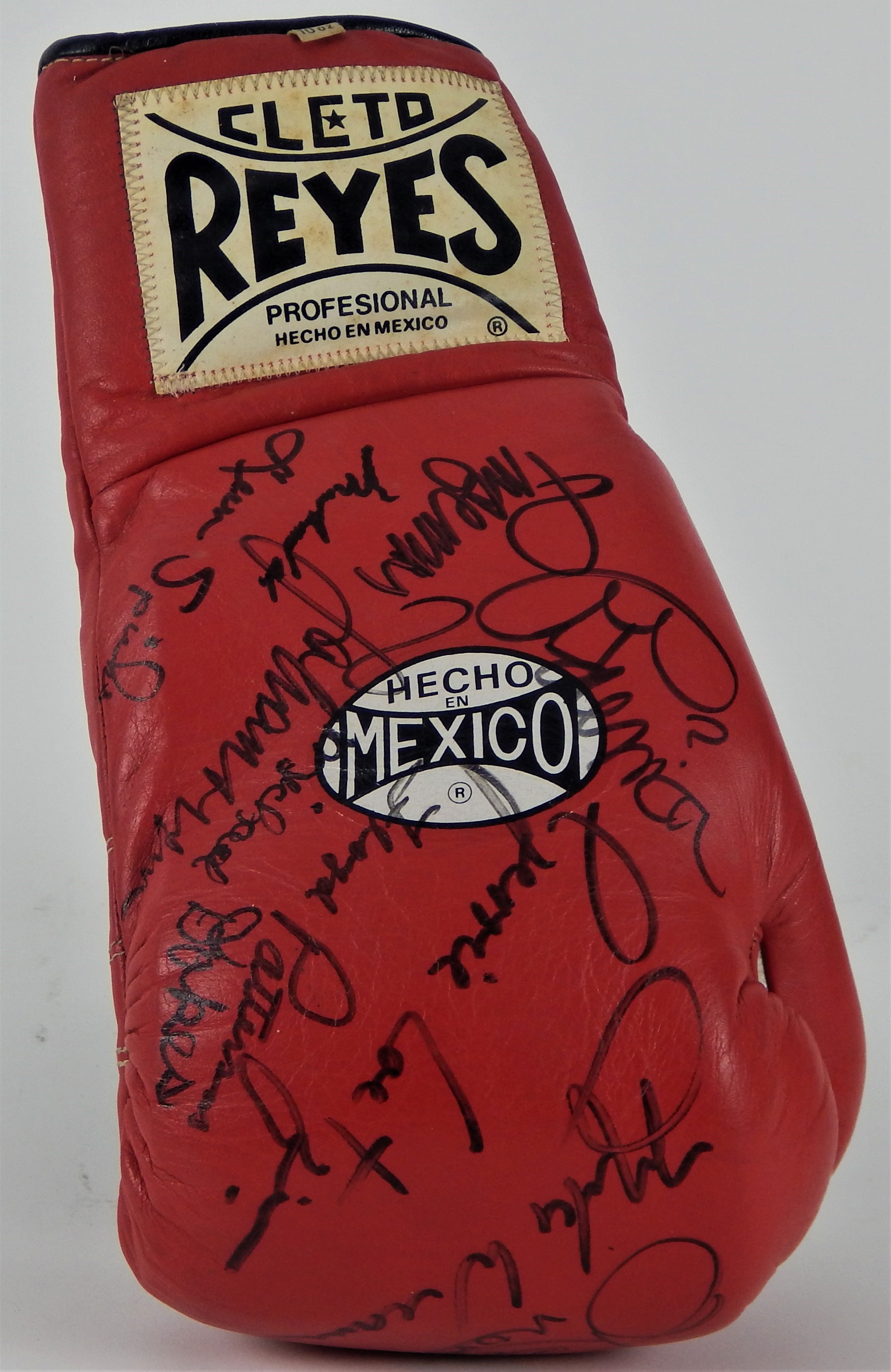 Boxing Hall of Fame Signed Glove with Muhammed Ali