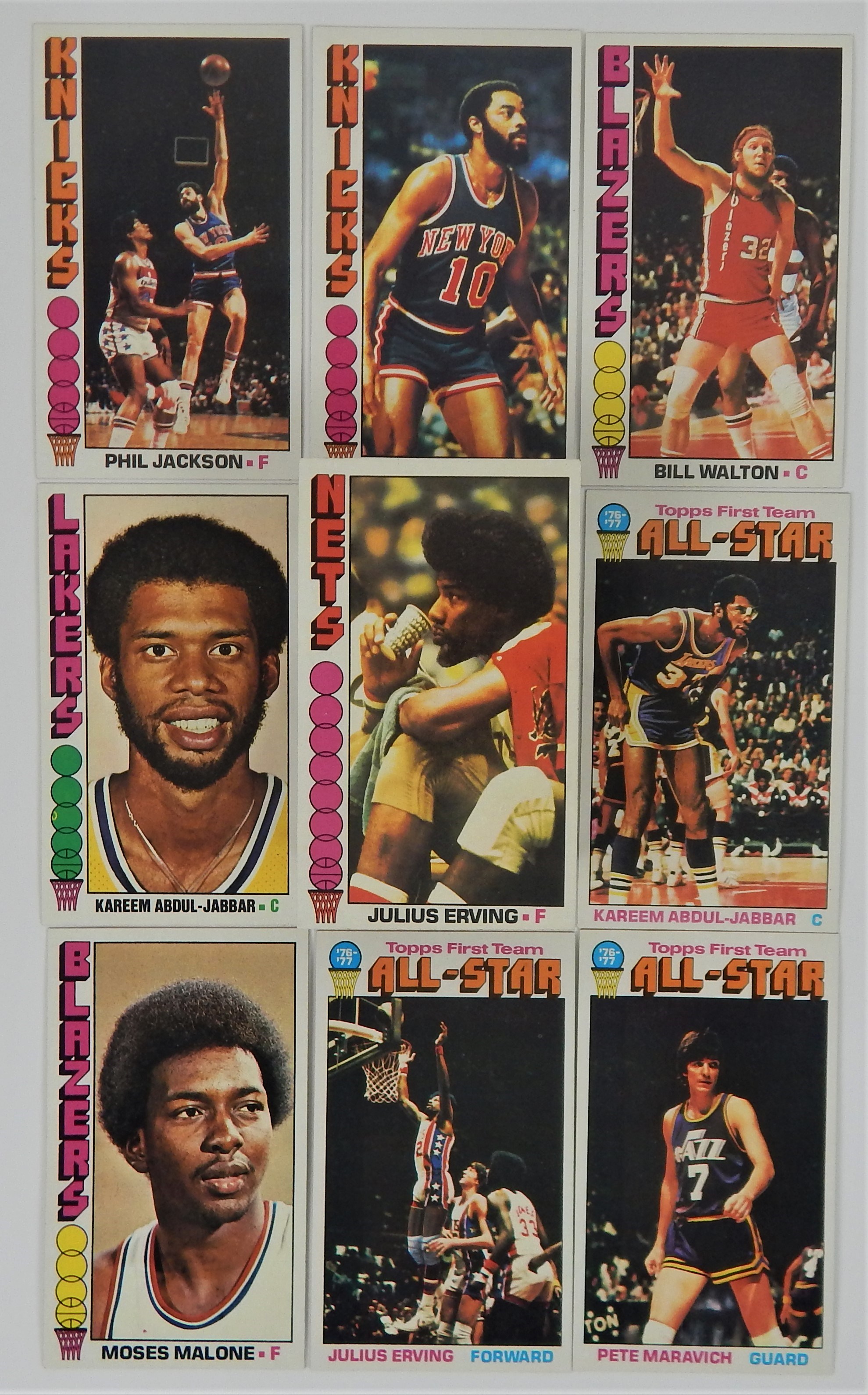 Baseball and Trading Cards - 1976-1977 Topps Basketball Complete Set