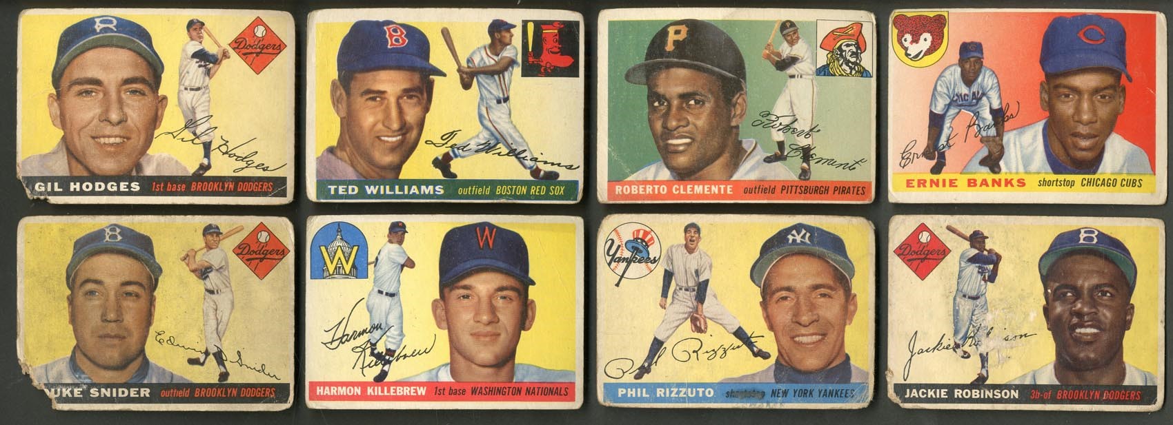Baseball and Trading Cards - 1955 Topps Partial Set w/Roberto Clemente RC (115+)