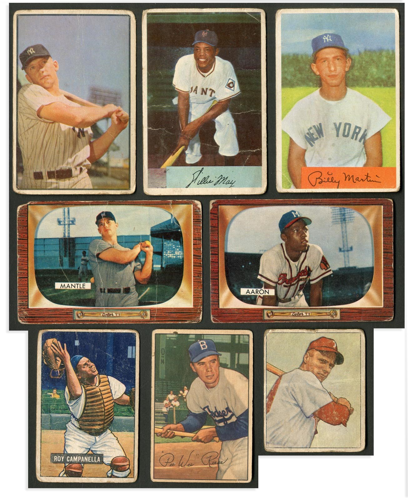 Baseball and Trading Cards - 1949-55 Bowman Baseball Collection (694)