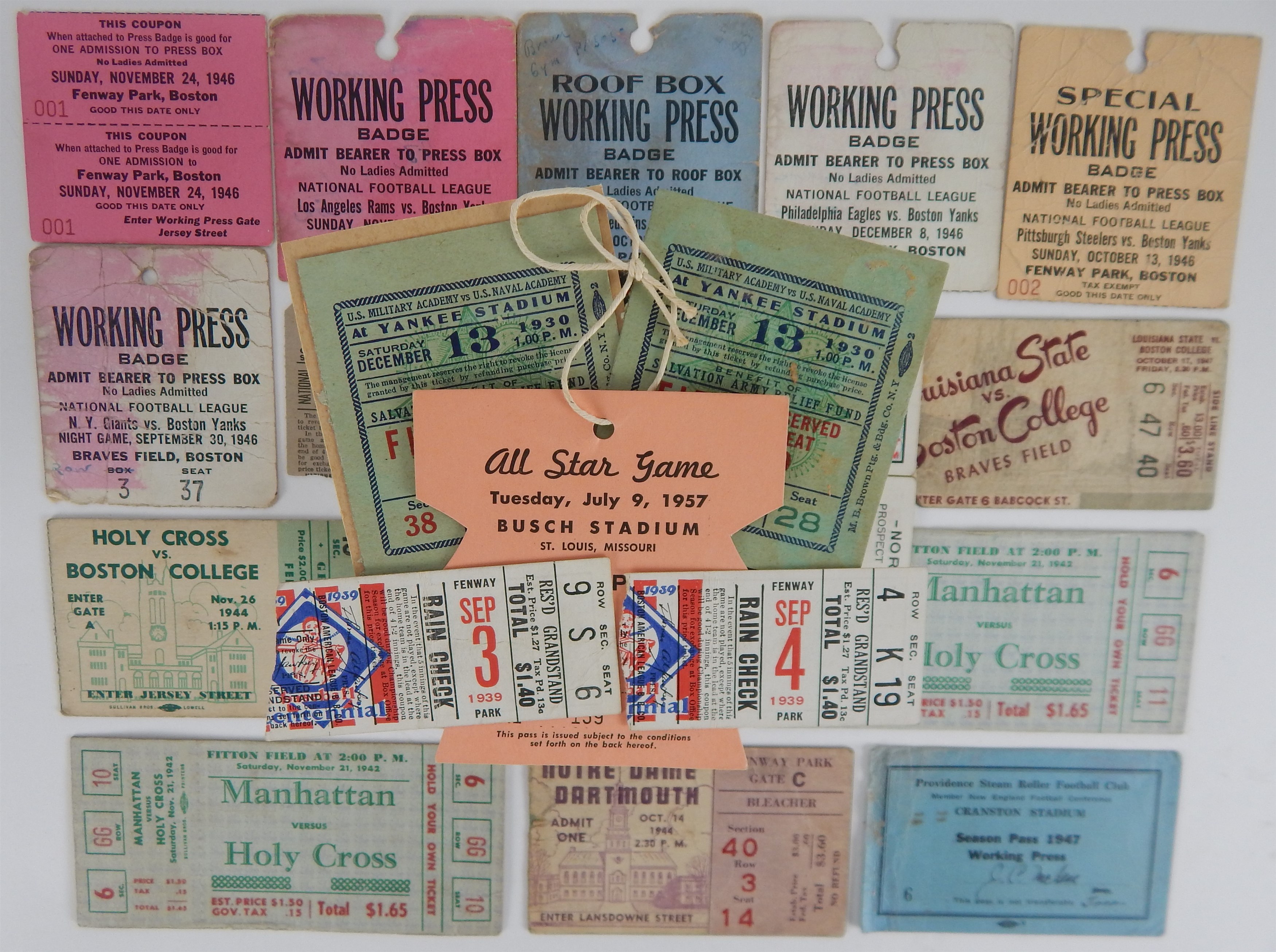 Tickets, Publications & Pins - Great Baseball & Football Tickets (24)