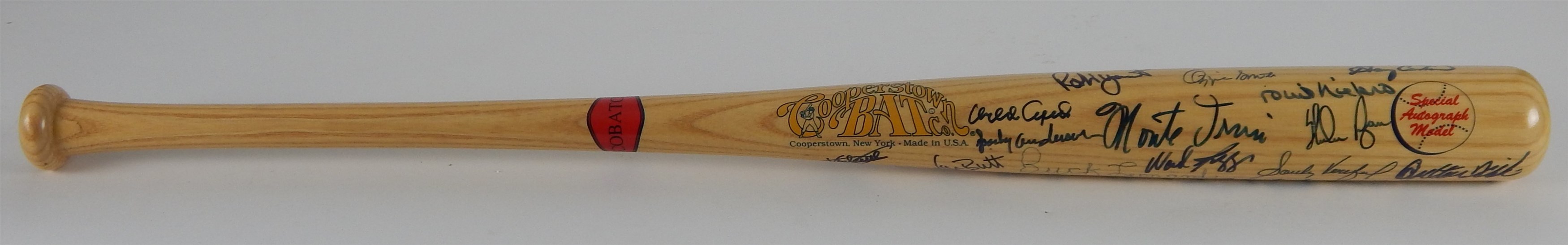 Baseball Autographs - Hall of Famer Signed Cooperstown Bat (20+)