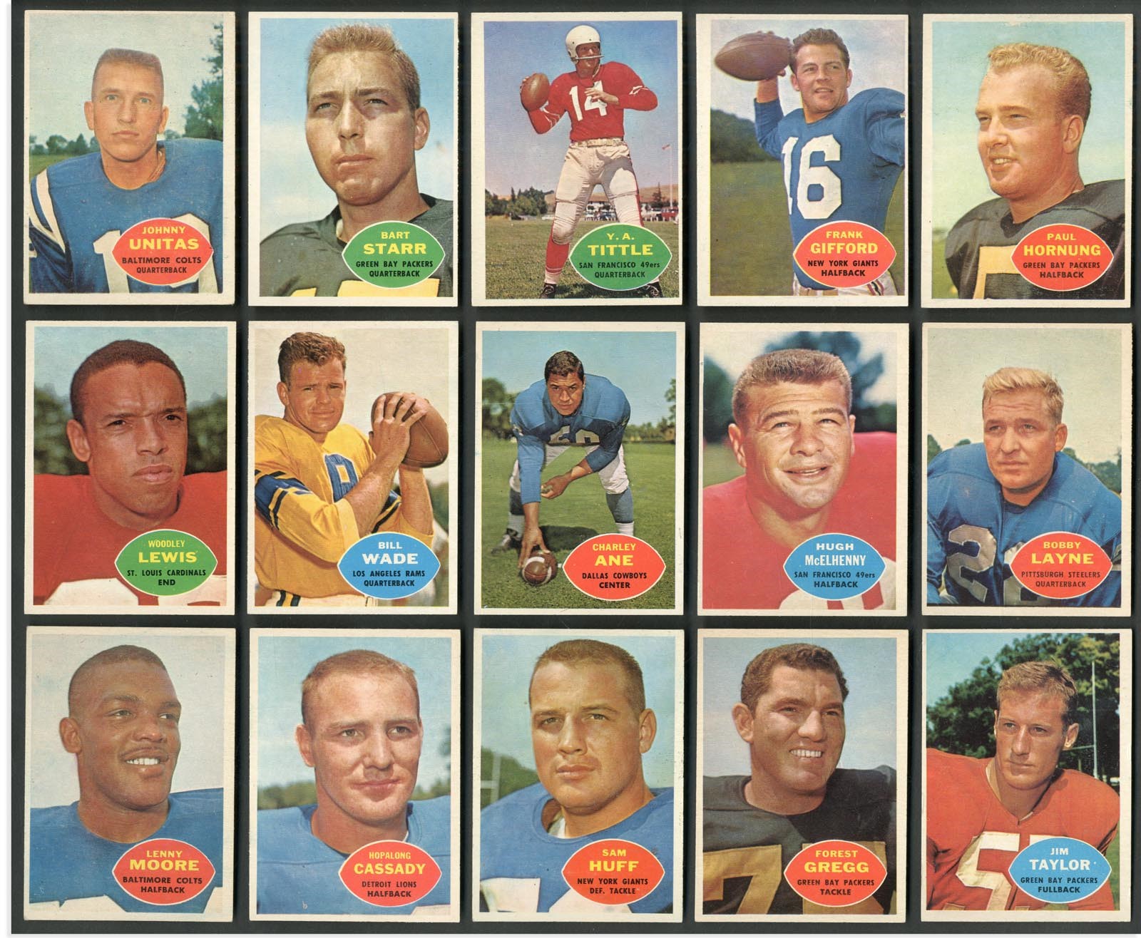 Baseball and Trading Cards - 1960 Topps Football Near Complete Set (131/132)