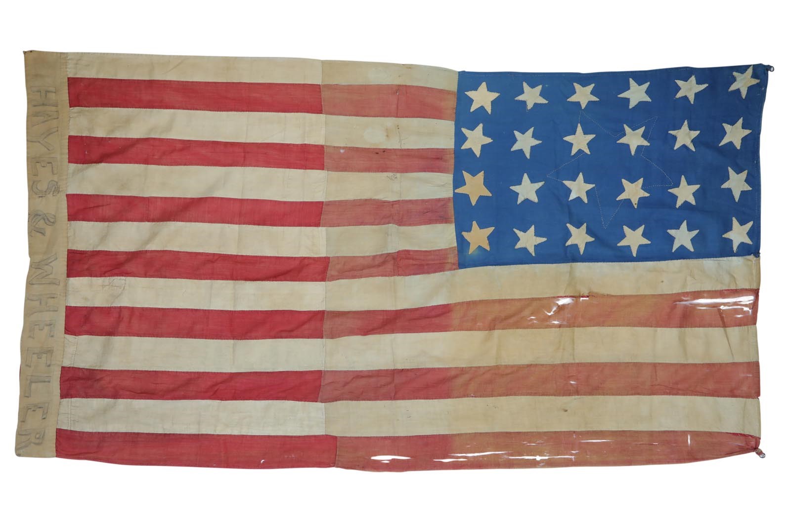 Rock And Pop Culture - 1876 Hayes & Wheeler Campaign Flag