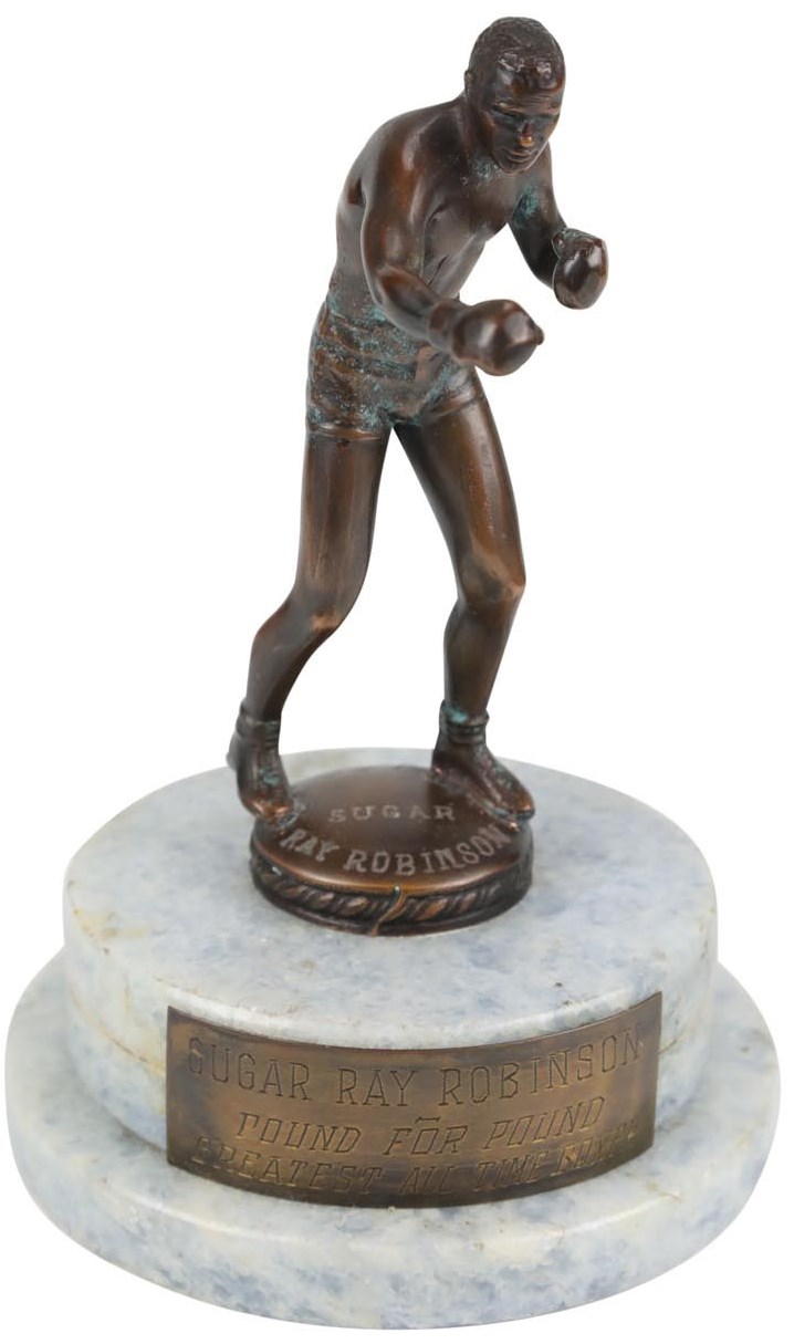 Sugar Ray Robinson "Greatest All Time Boxer" Trophy