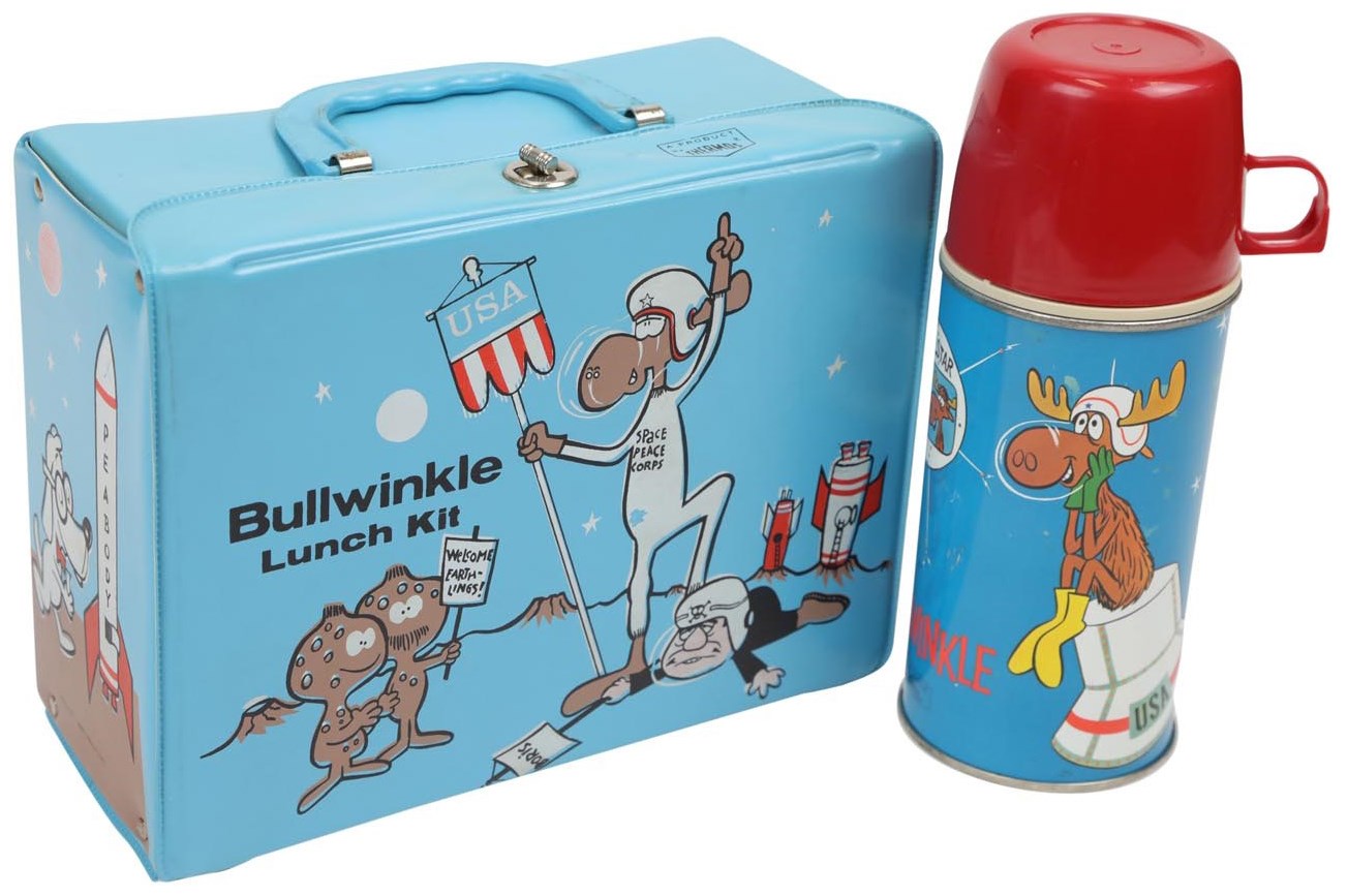 1963 Bullwinkle Lunch Kit w/ Thermos