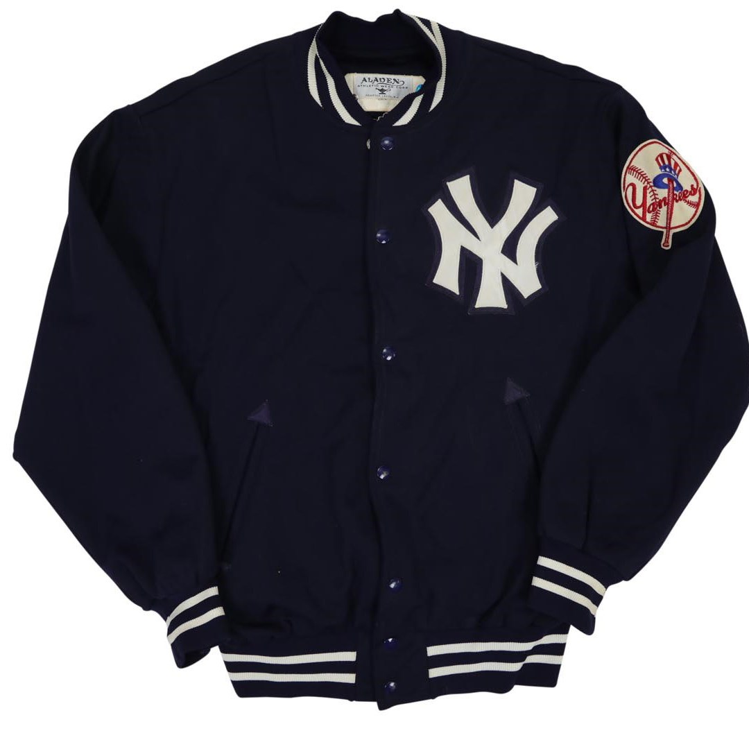 NY Yankees, Giants & Mets - 1970s Thurman Munson Game Worn Yankees Jacket (Pete Sheehy Sourced)