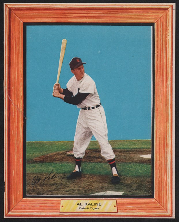 Baseball and Trading Cards - 1960 Post Cereal Hand Cut Al Kaline Panel