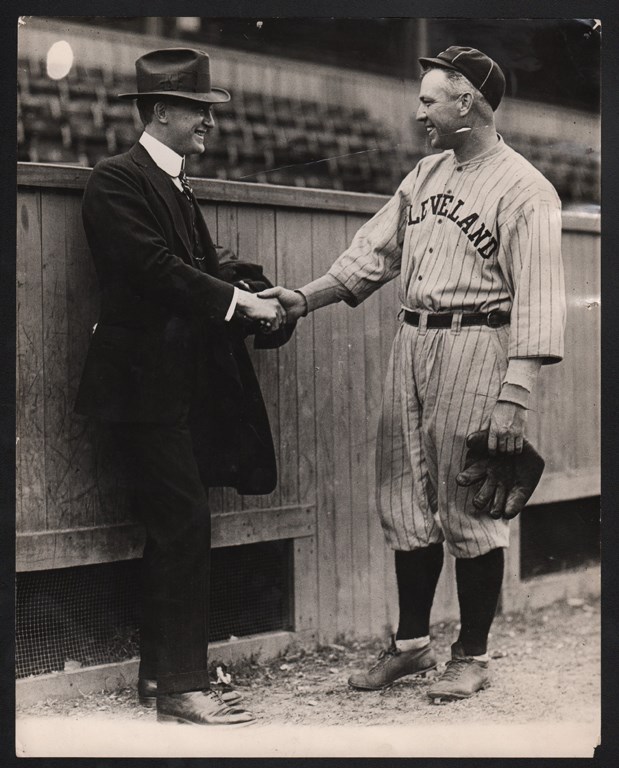 Baseball Photographs - 1927 Ty Cobb and Tris Speaker Type III Photo