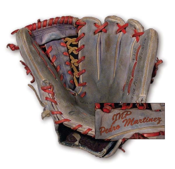 1999 Pedro Martinez Game Used Glove