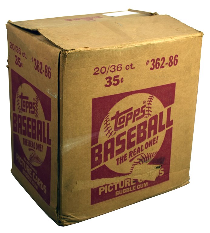 Baseball and Trading Cards - 1986 Topps Baseball Case