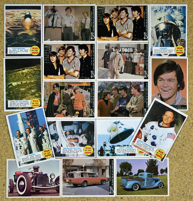 Non Sports Cards - High Grade 1960s Non-Sports Partial Sets w/Monkees & Man on the Moon (115+)