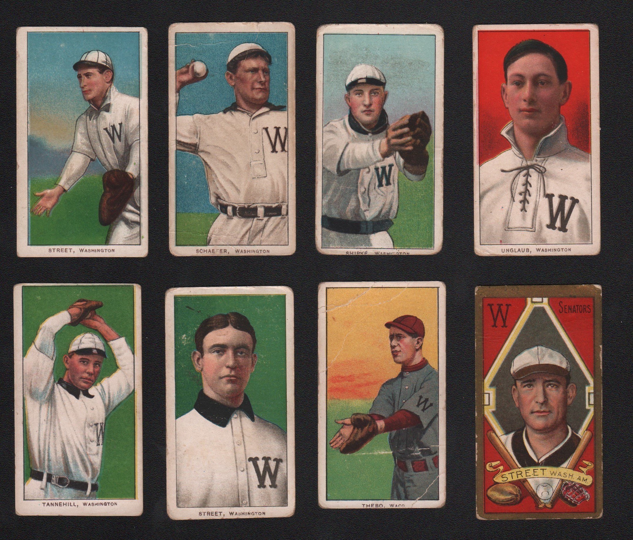 Baseball and Trading Cards - T205 & T206 Collection (8)