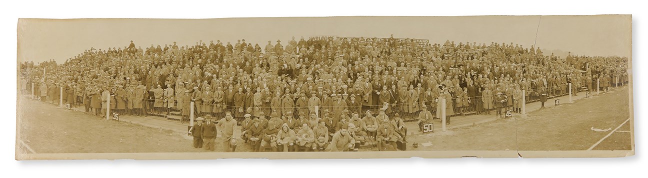 Football - 1924 Pottsville Maroons vs. Atlantic City Roses Original Panoramic Photograph